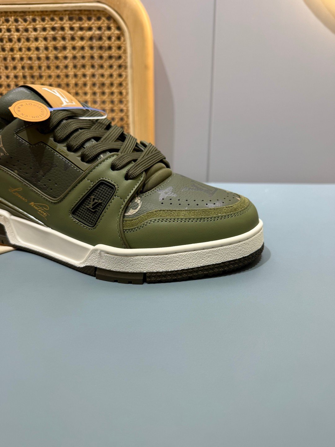 Sneakers Trainer 'Kaki' — vue 6