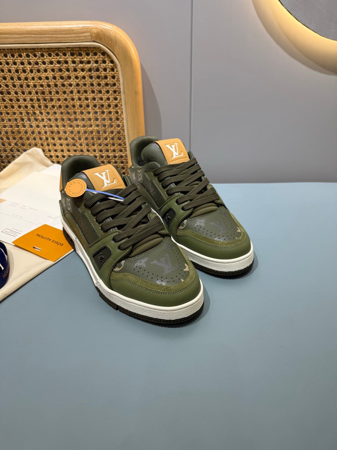 Sneakers Trainer 'Kaki' — vue 14