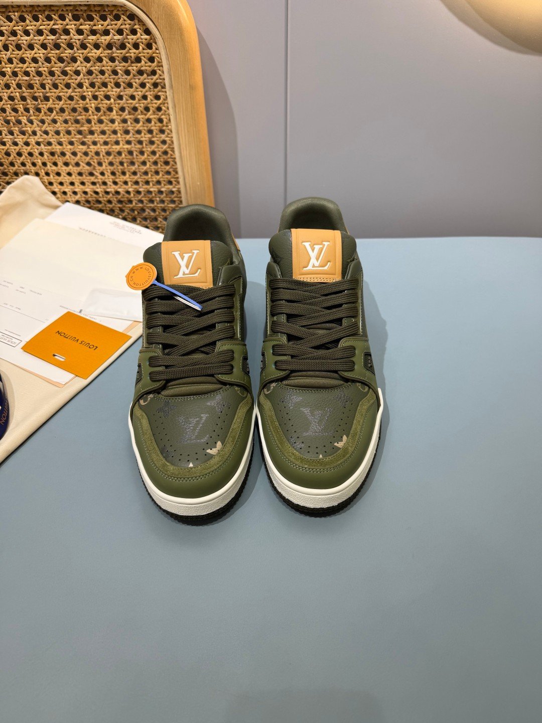 Sneakers Trainer 'Kaki' — vue 15