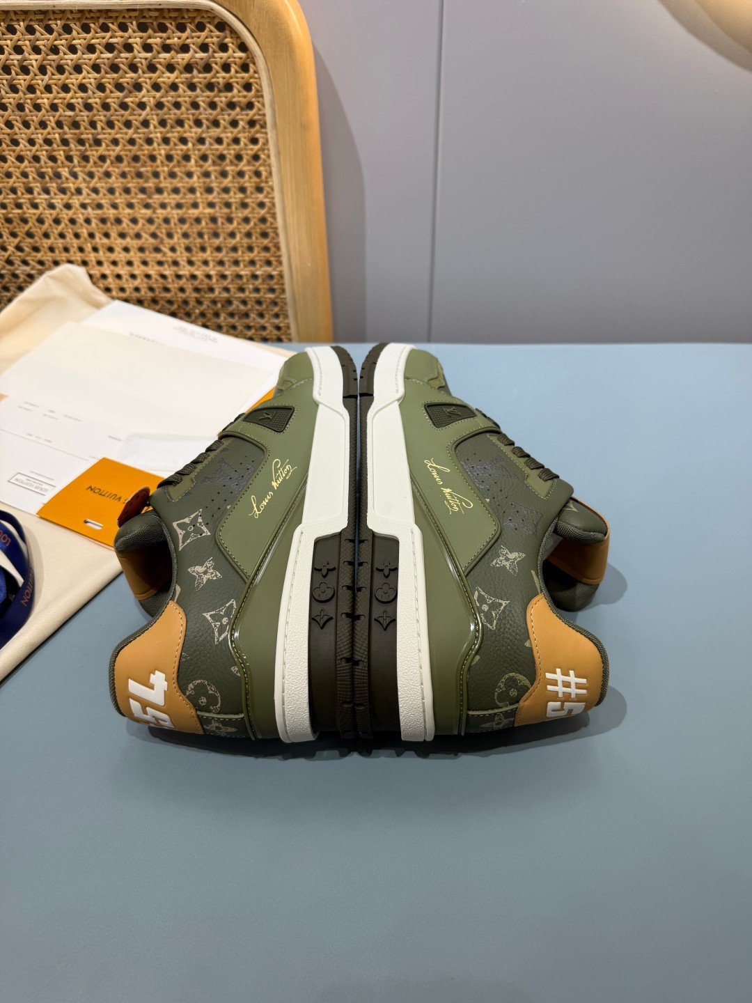 Sneakers Trainer 'Kaki' — vue 16