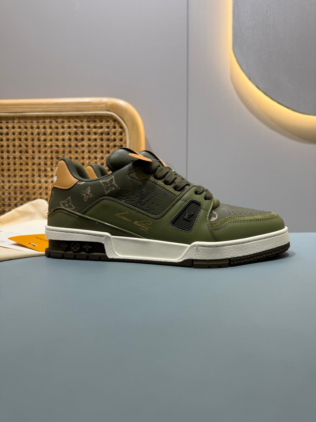 Sneakers Trainer 'Kaki' — vue 17