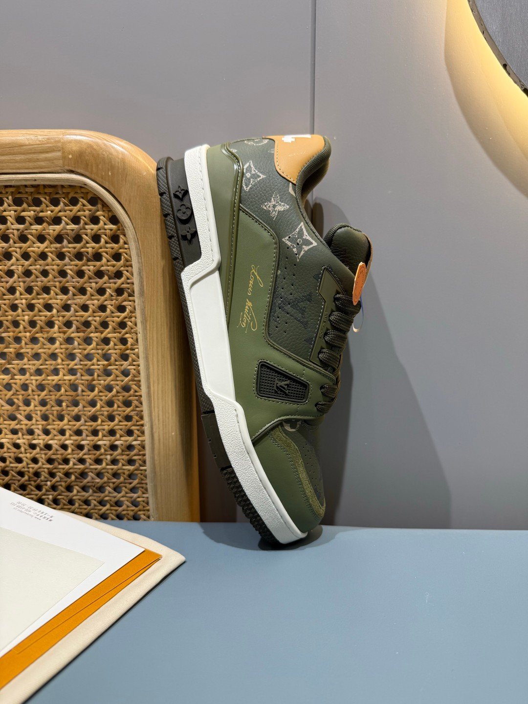 Sneakers Trainer 'Kaki' — vue 19