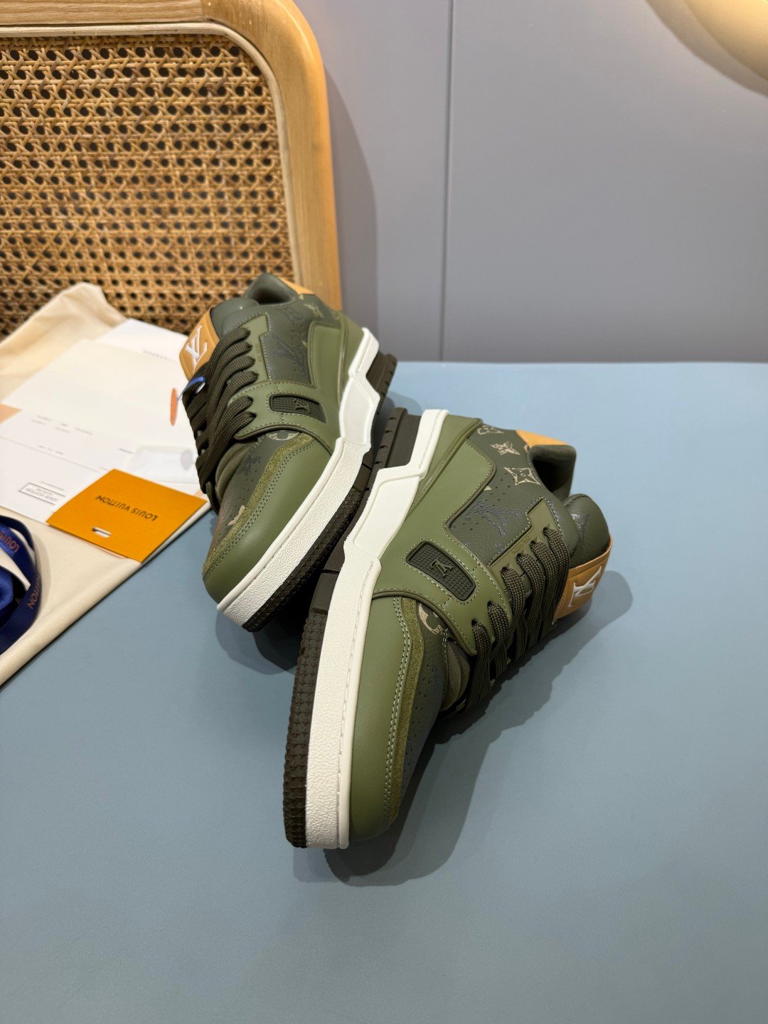 Sneakers Trainer 'Kaki' — vue 20
