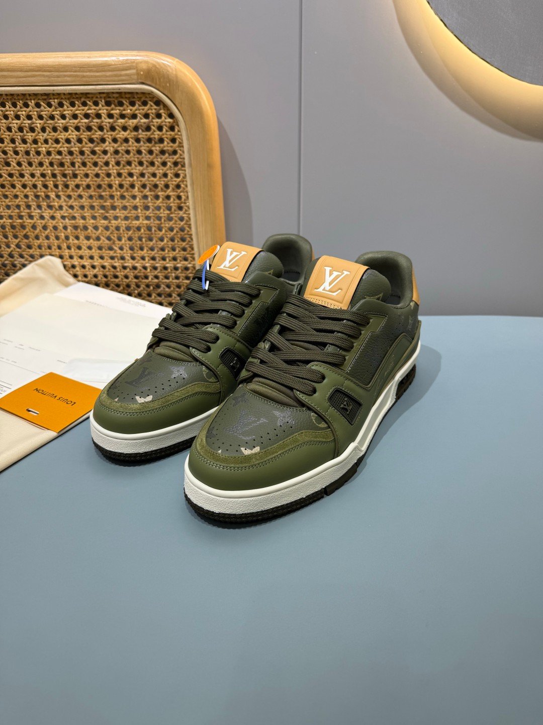 Sneakers Trainer 'Kaki' — vue 21
