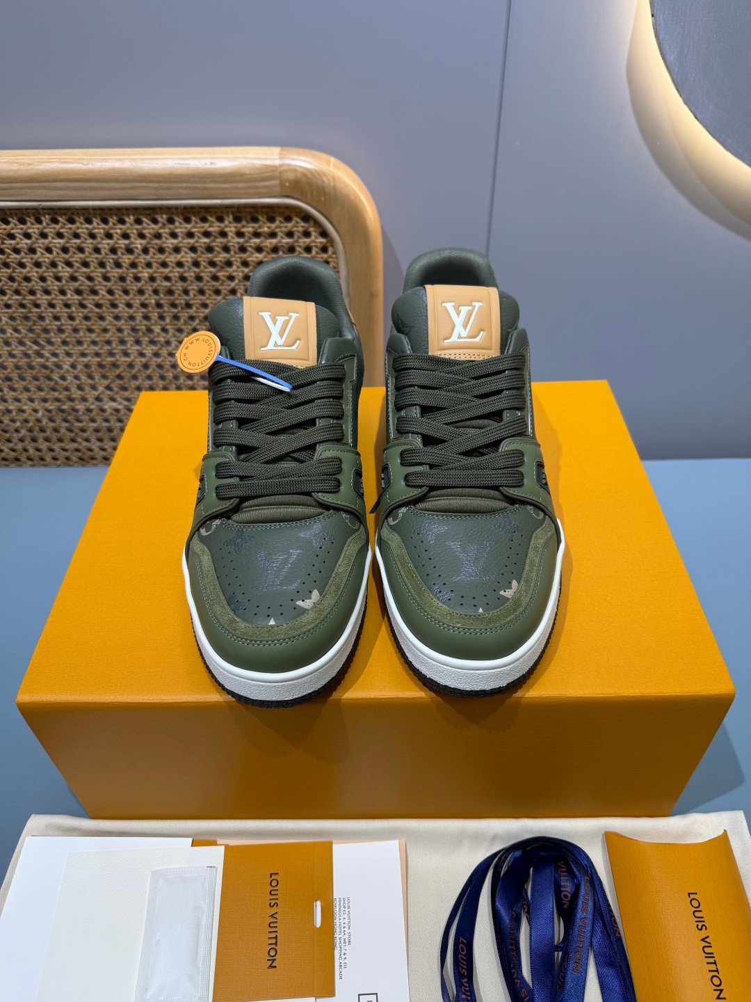 Sneakers Trainer 'Kaki' — vue 30