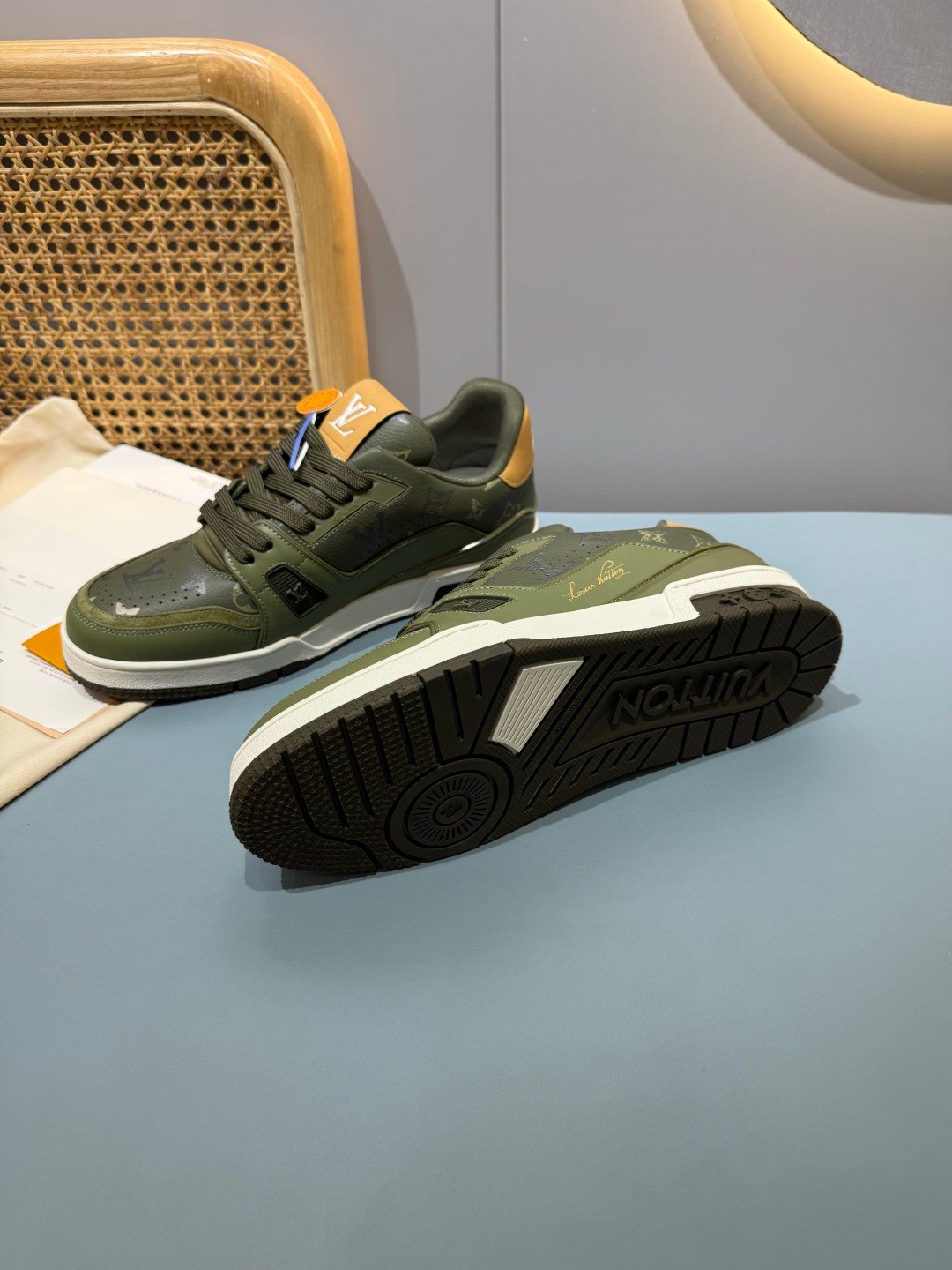 Sneakers Trainer 'Kaki' — vue 34