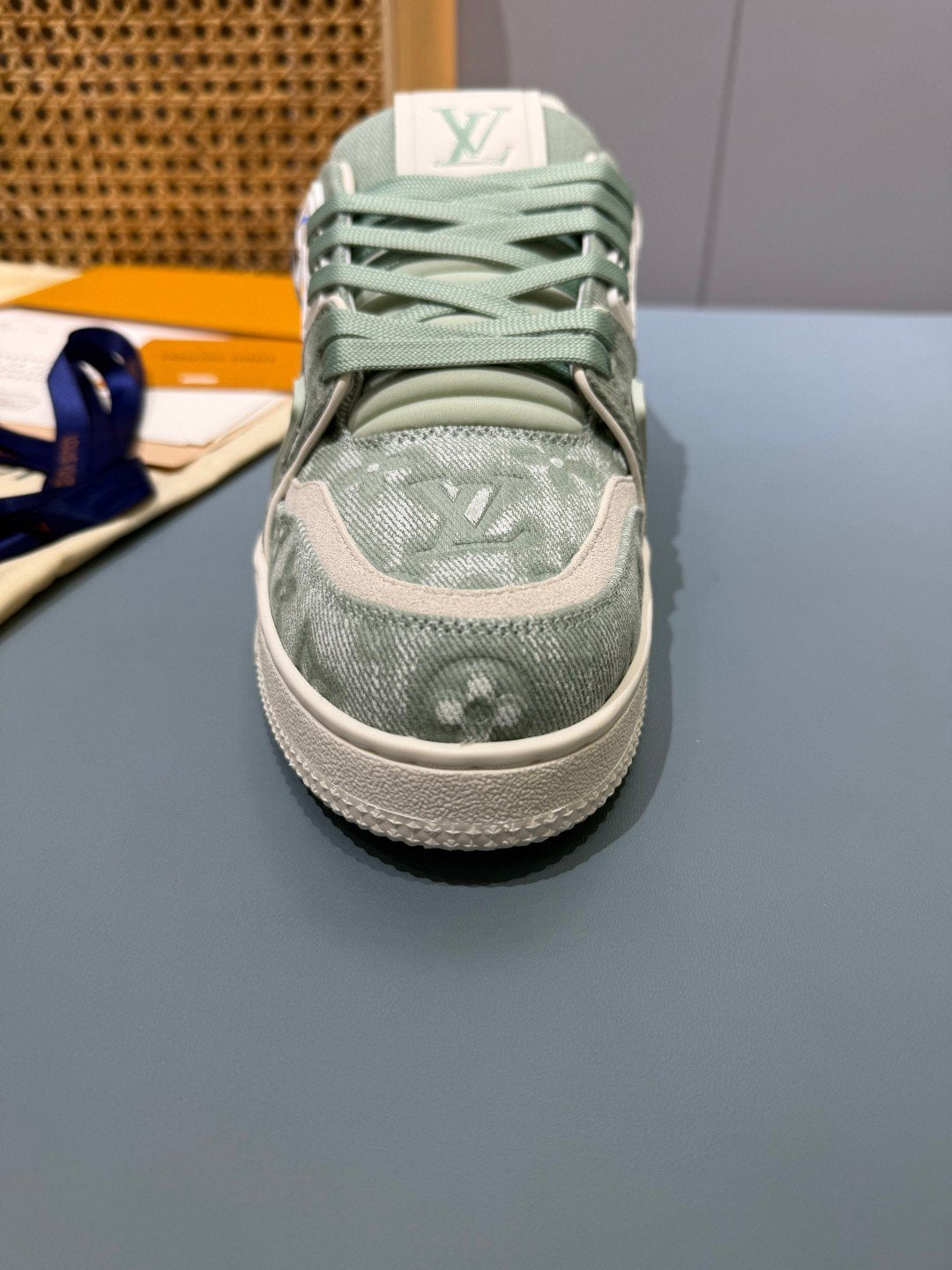 Sneakers Trainer Denim 'Denim Vert d'Eau' — vue 8