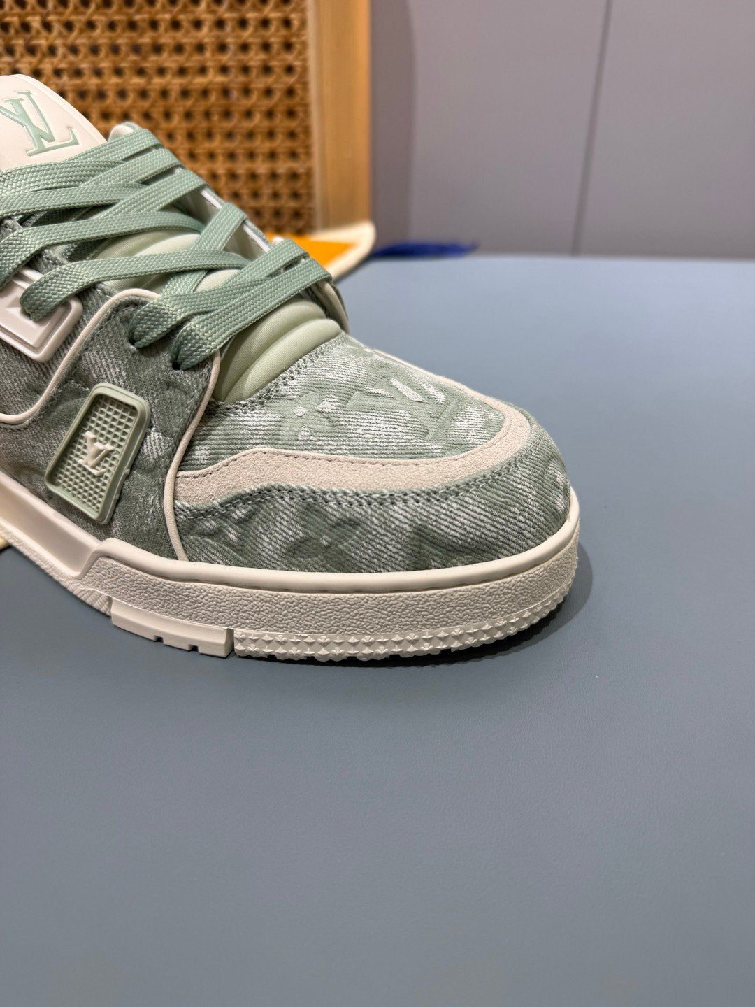 Sneakers Trainer Denim 'Denim Vert d'Eau' — vue 12