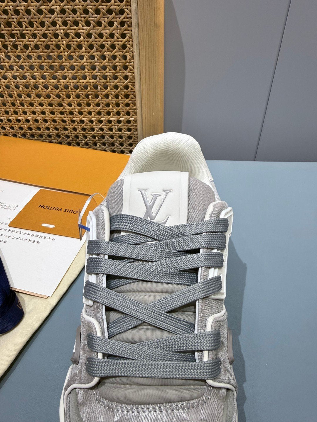 Sneakers Trainer Denim 'Denim Gris Clair' — vue 7