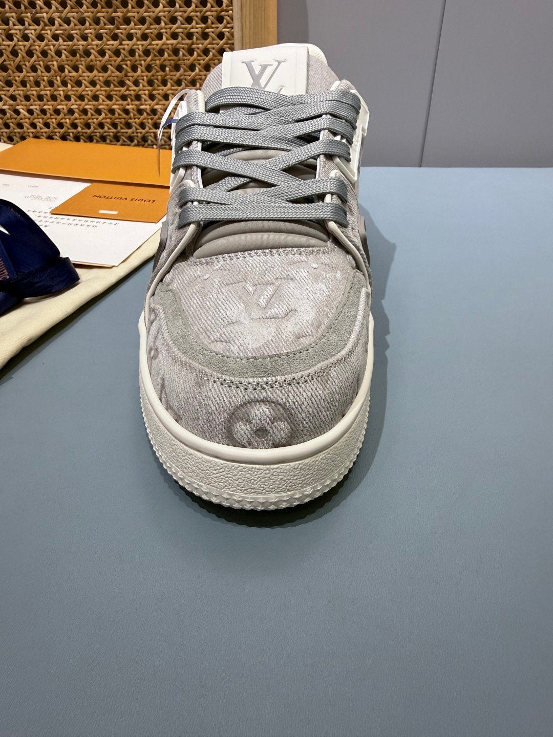 Sneakers Trainer Denim 'Denim Gris Clair' — vue 8