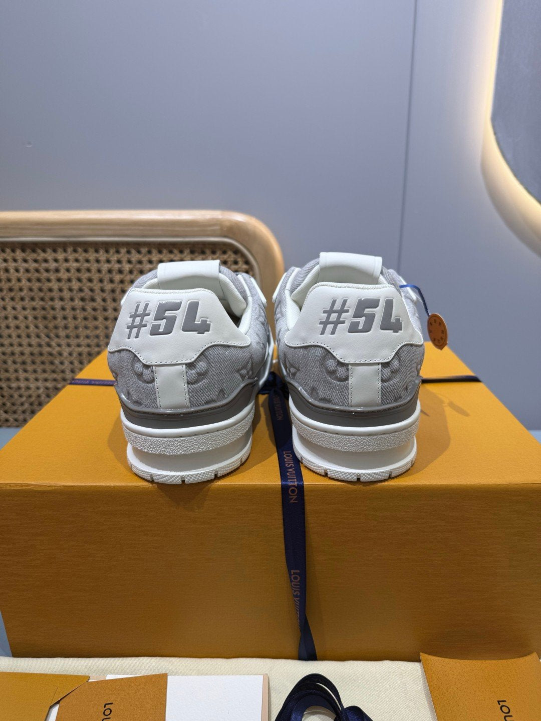 Sneakers Trainer Denim 'Denim Gris Clair' — vue 17
