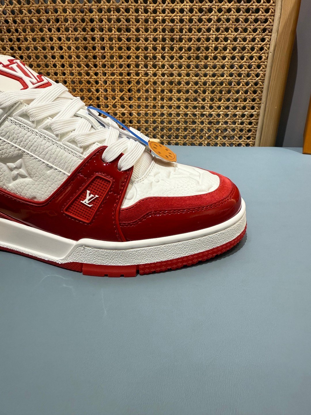 Sneakers Trainer 'Blanc Rouge Vif' — vue 12