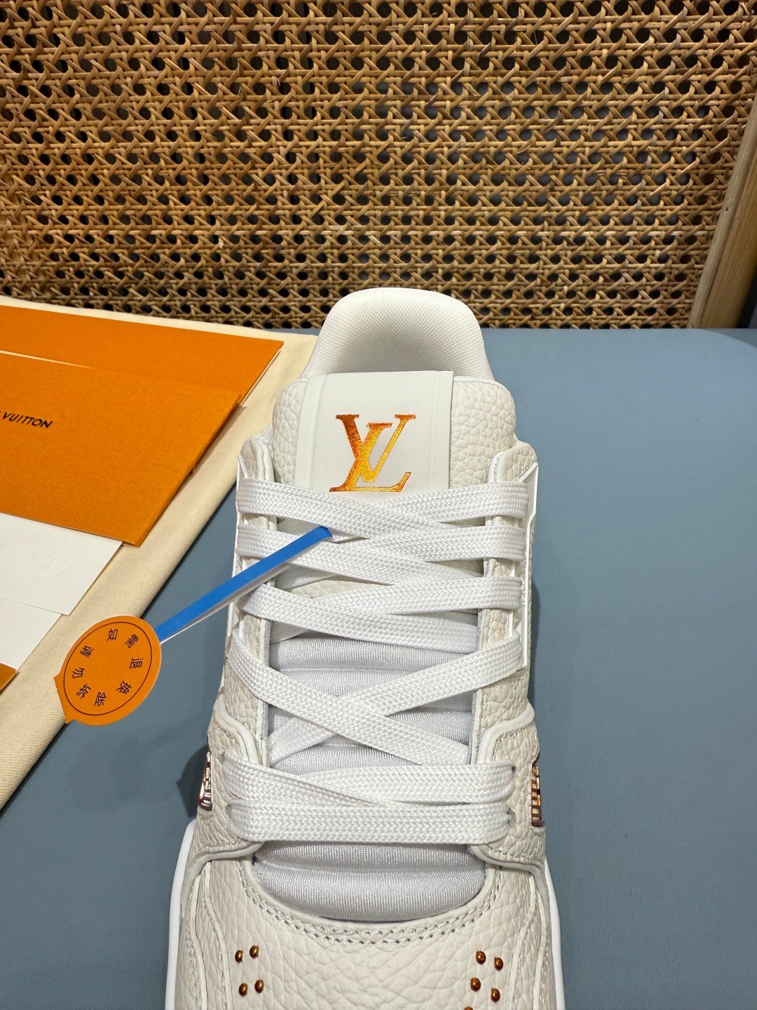 Sneakers Trainer 'Blanc Camel' — vue 7