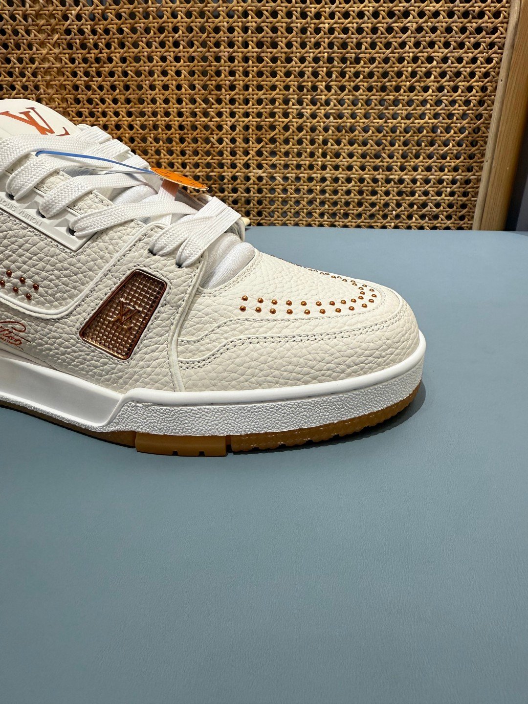 Sneakers Trainer 'Blanc Camel' — vue 12
