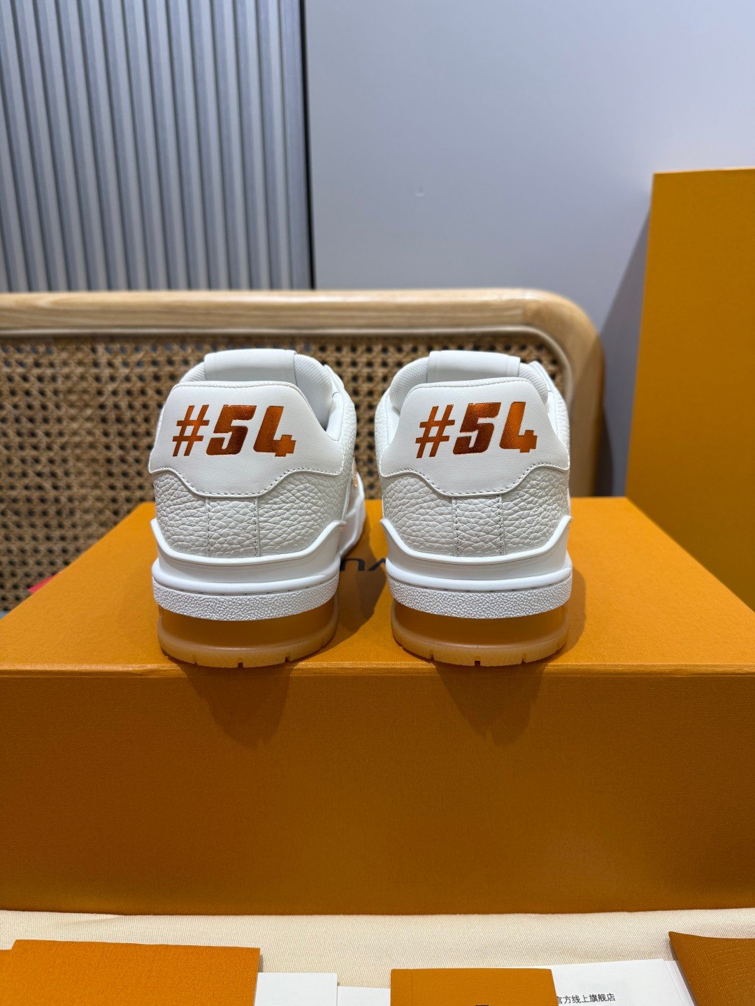 Sneakers Trainer 'Blanc Camel' — vue 17