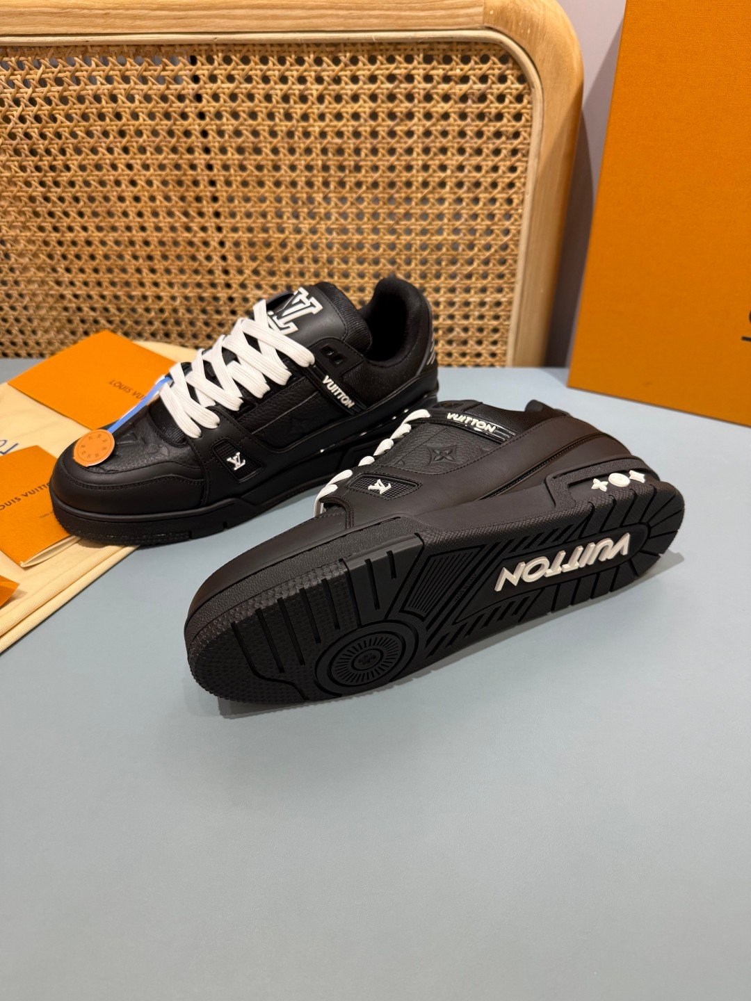 Sneakers Trainer 'Noir Blanc' — vue 23