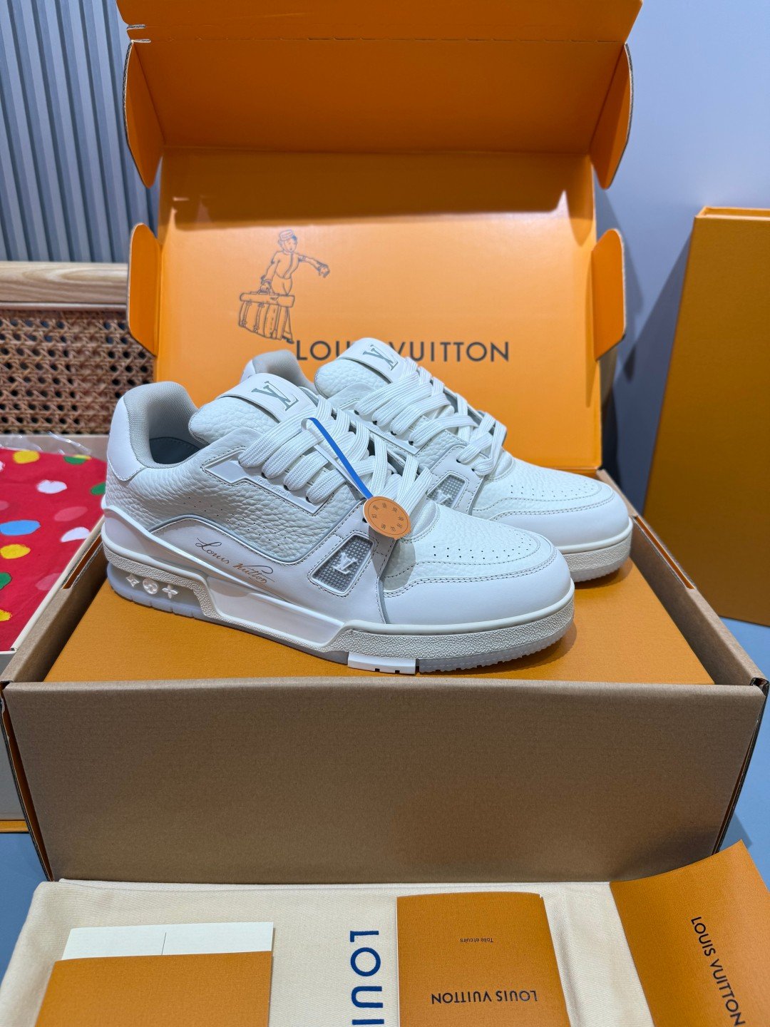 Sneakers Trainer 'Blanc Crème'