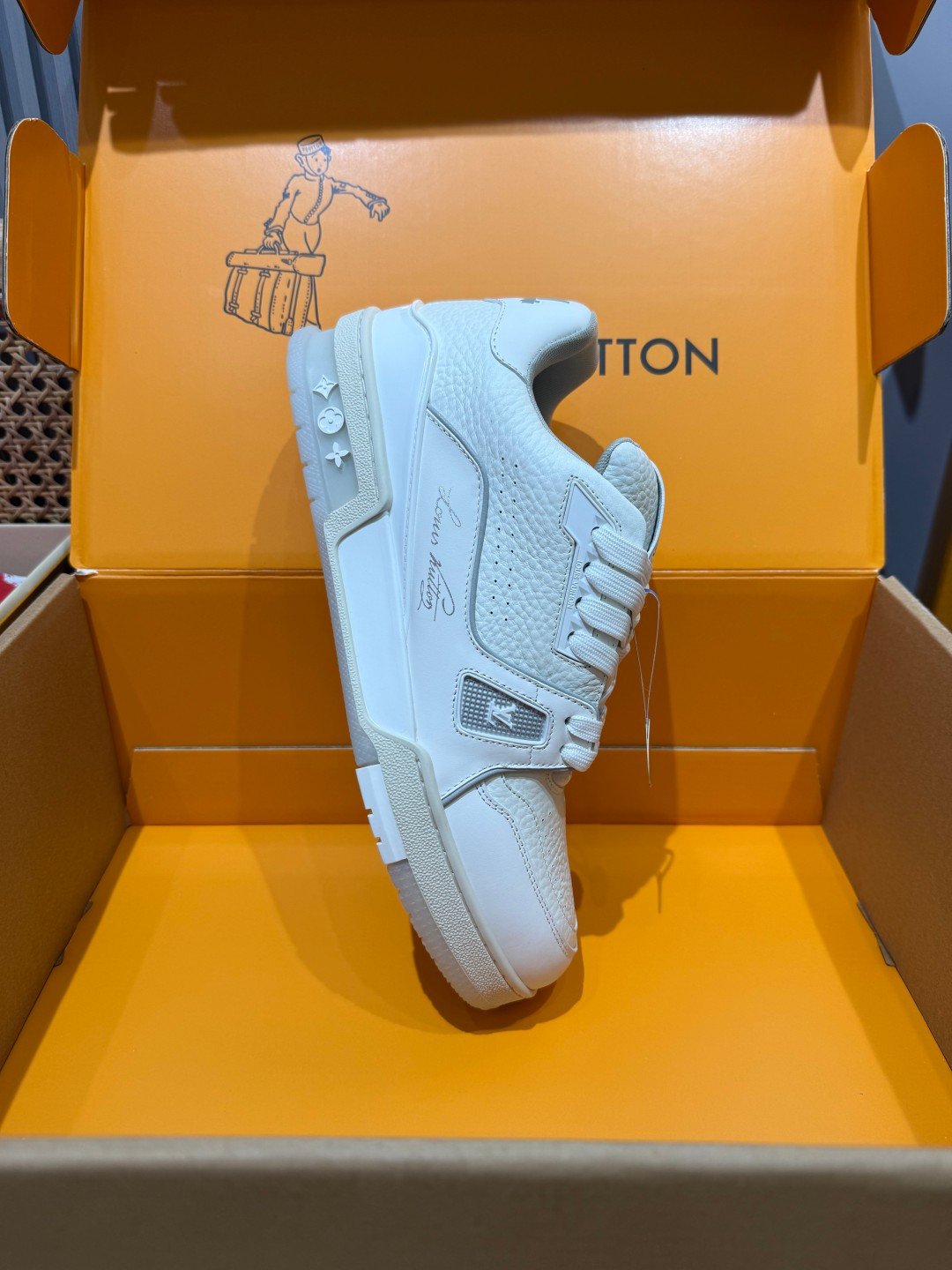 Sneakers Trainer 'Blanc Crème' — vue 2