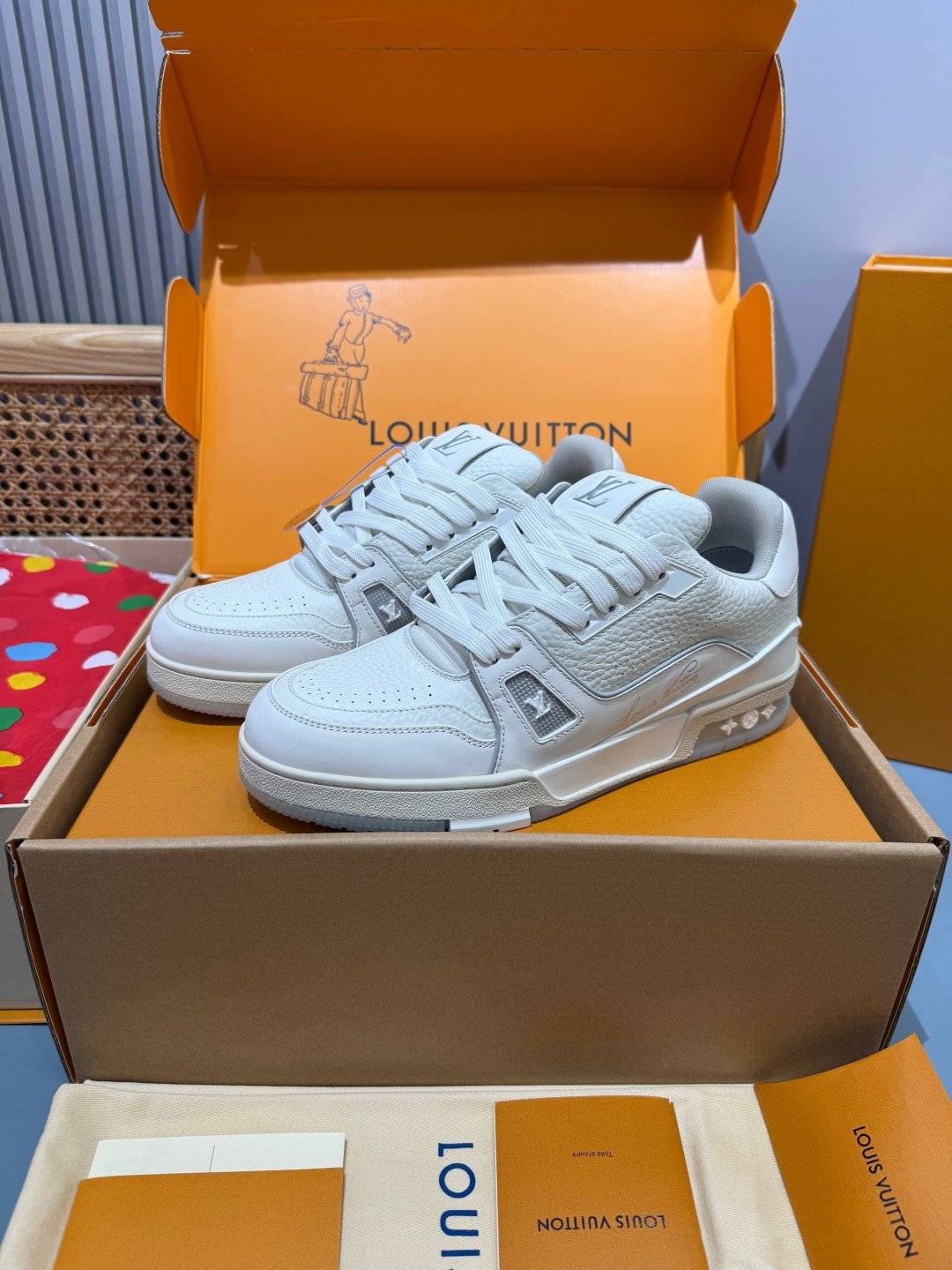 Sneakers Trainer 'Blanc Crème' — vue 4
