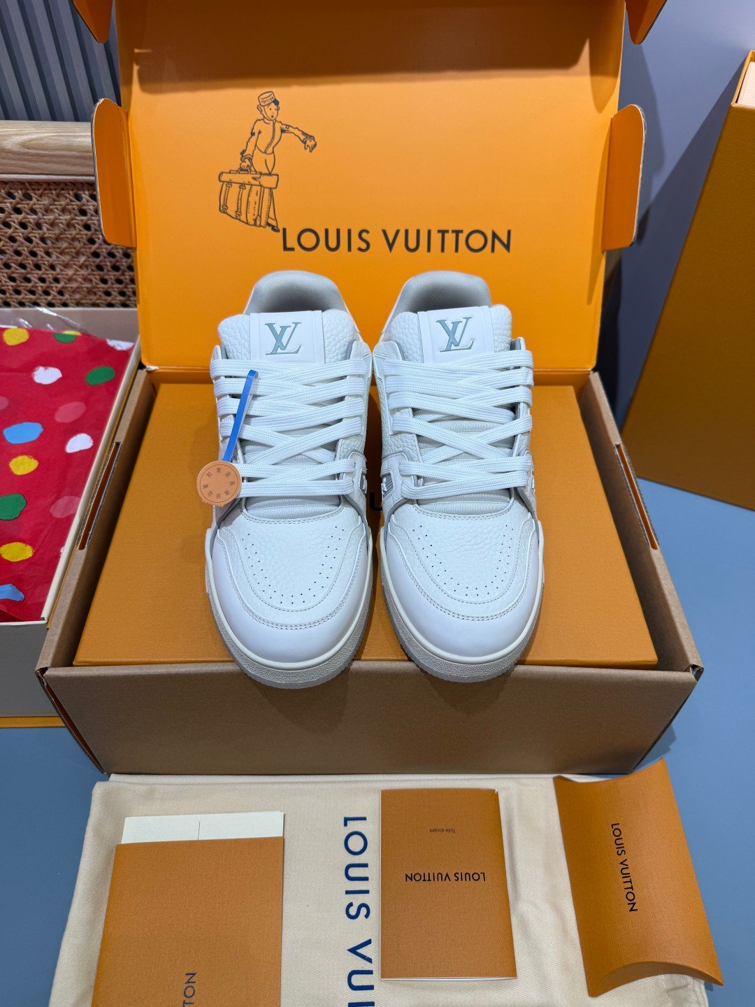 Sneakers Trainer 'Blanc Crème' — vue 5