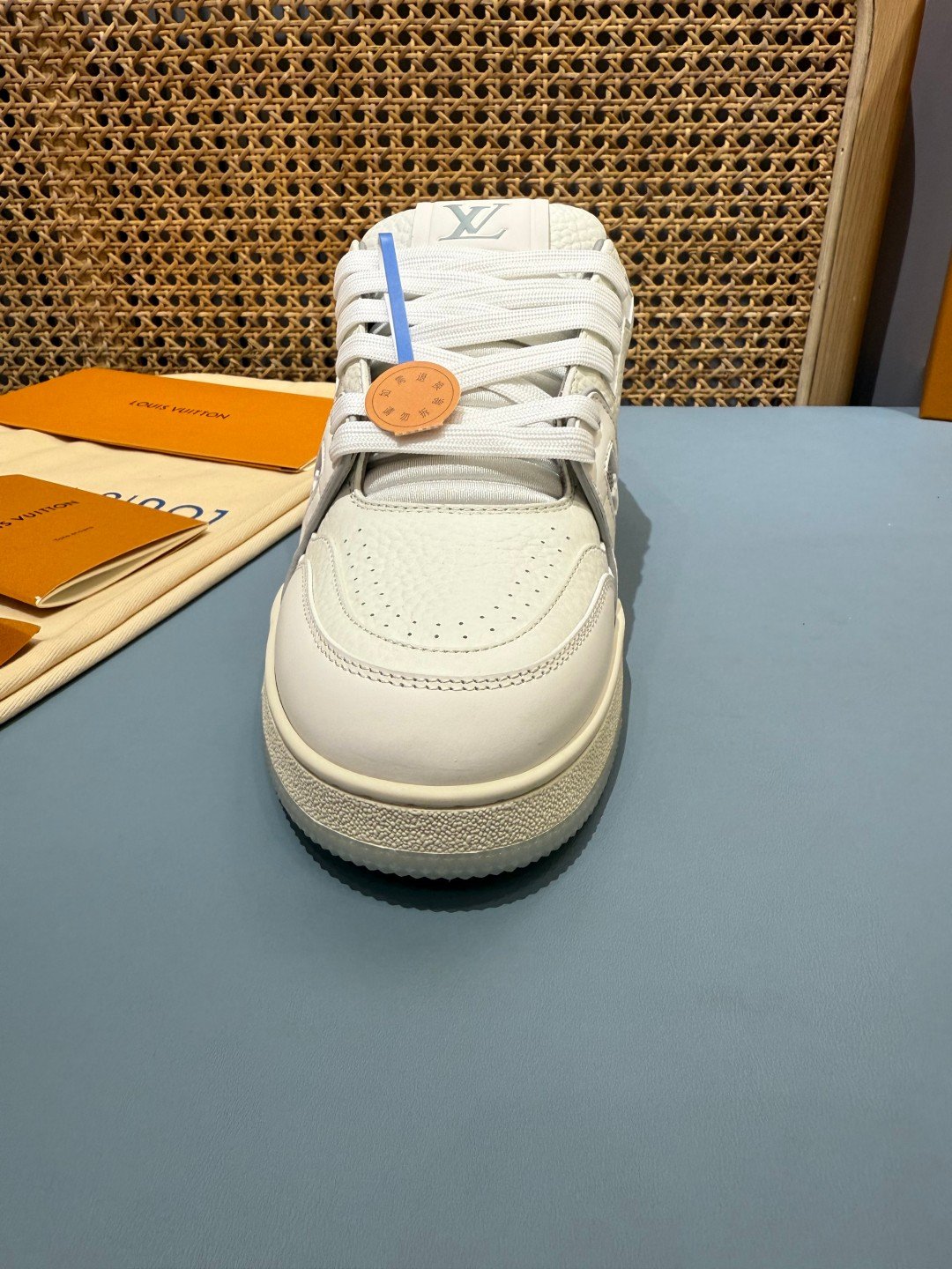 Sneakers Trainer 'Blanc Crème' — vue 9