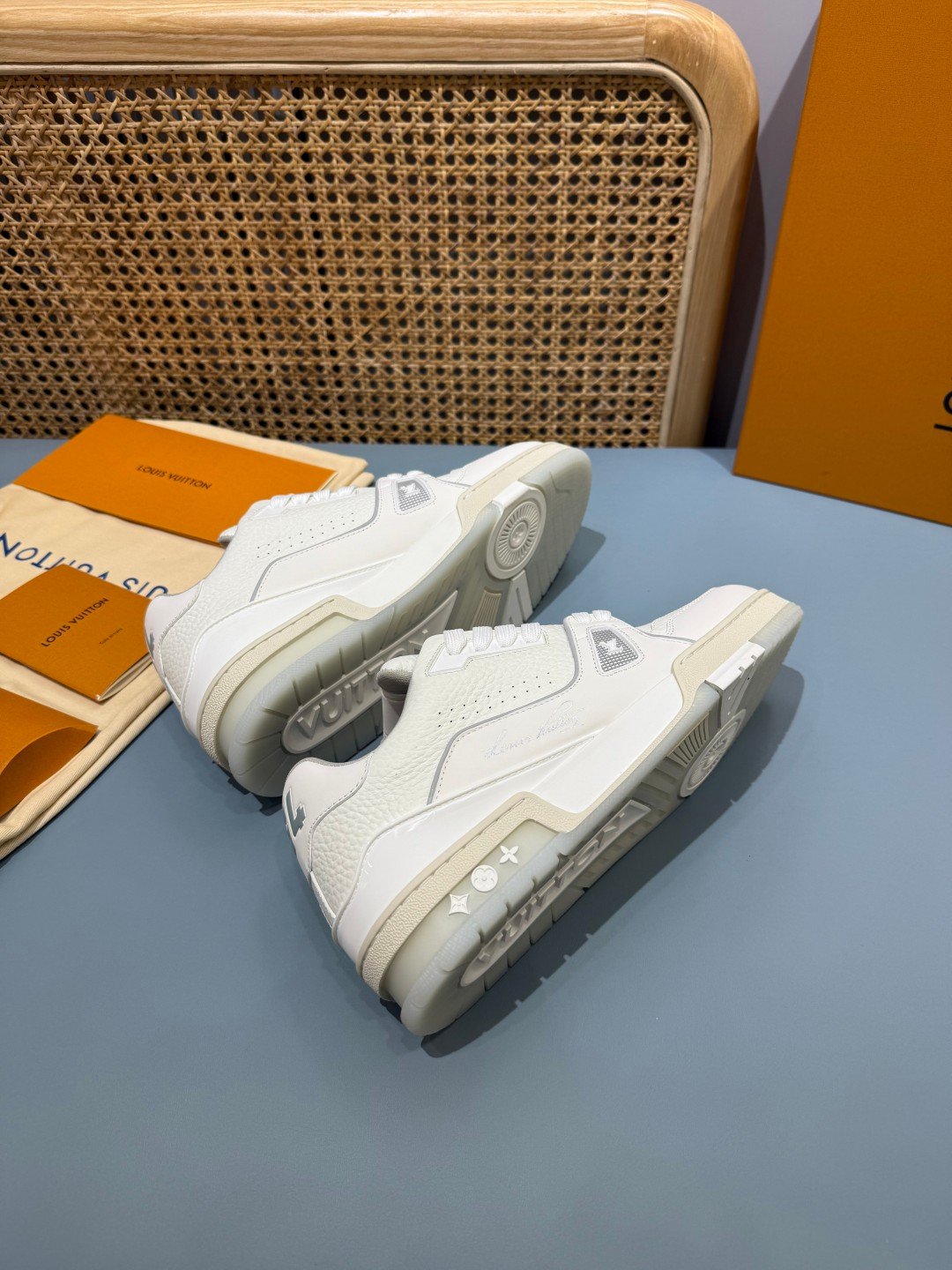Sneakers Trainer 'Blanc Crème' — vue 14