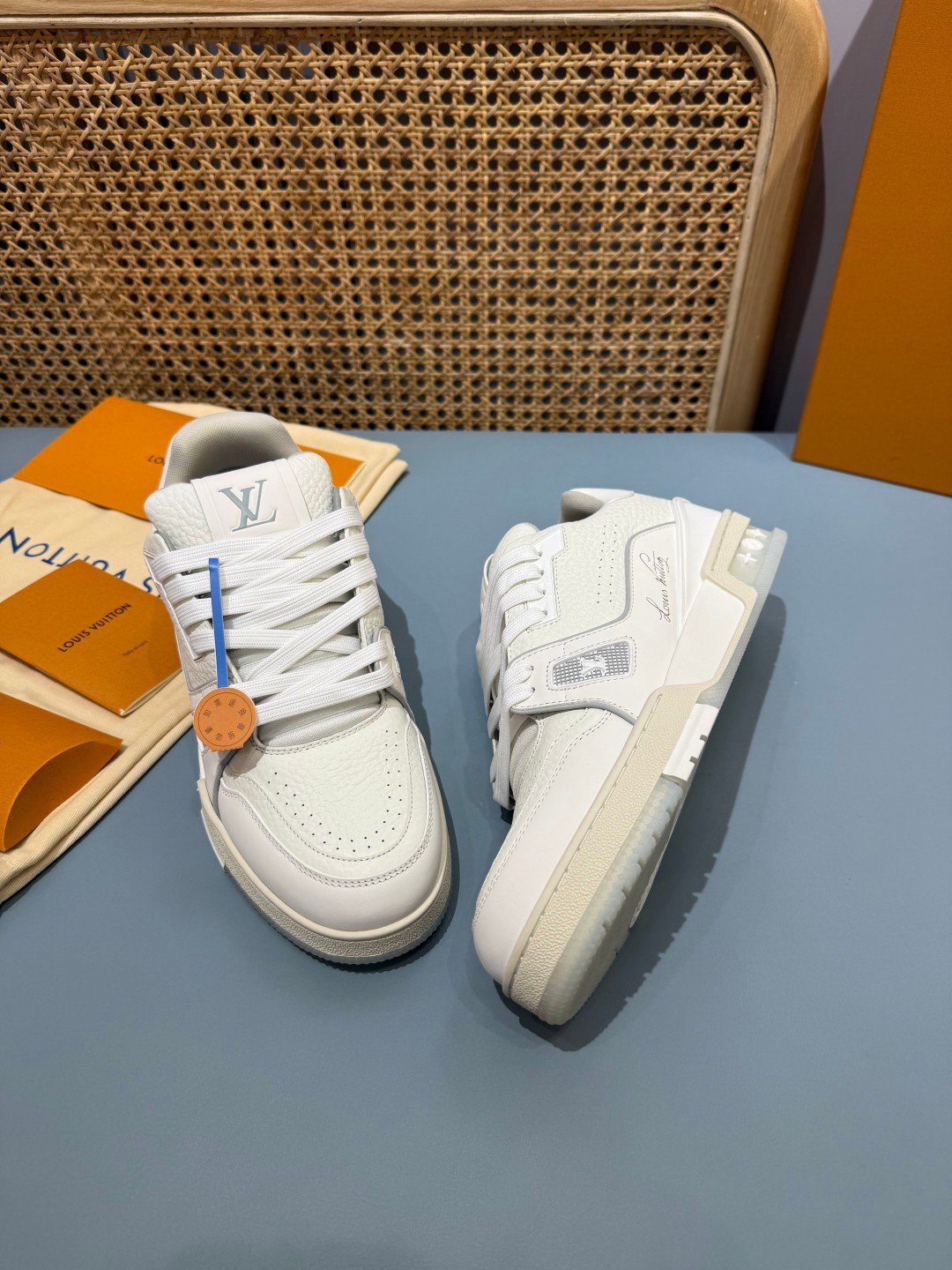 Sneakers Trainer 'Blanc Crème' — vue 17