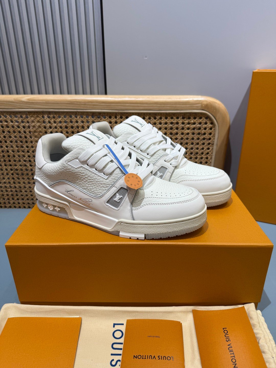 Sneakers Trainer 'Blanc Crème' — vue 19
