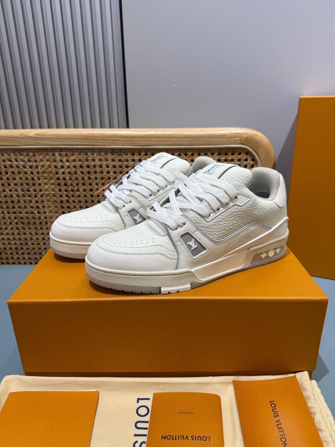 Sneakers Trainer 'Blanc Crème' — vue 20