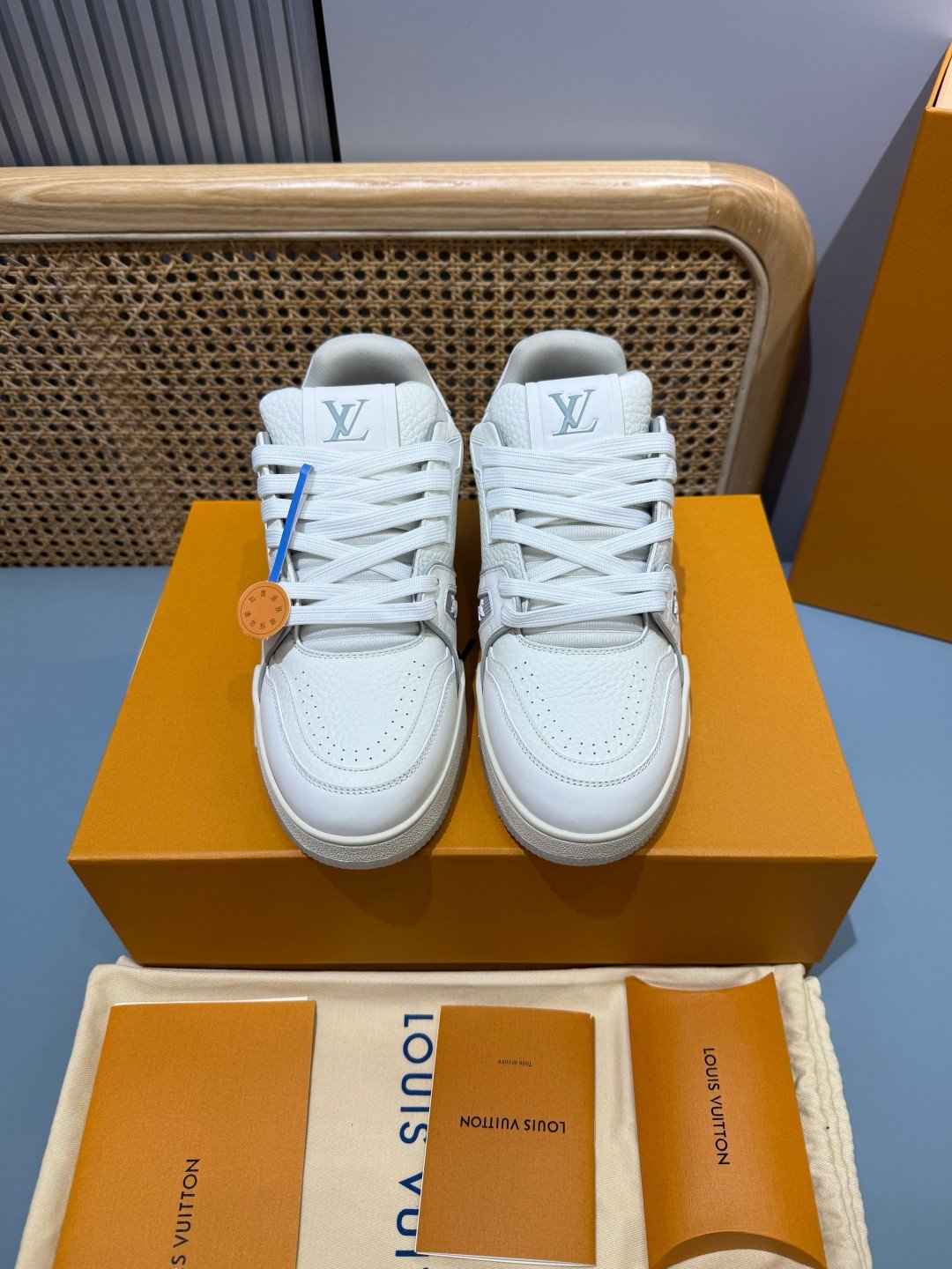 Sneakers Trainer 'Blanc Crème' — vue 21