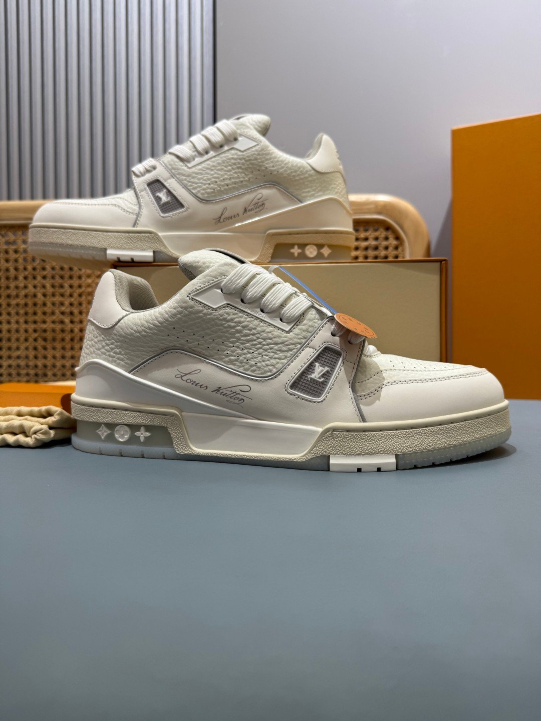 Sneakers Trainer 'Blanc Crème' — vue 22