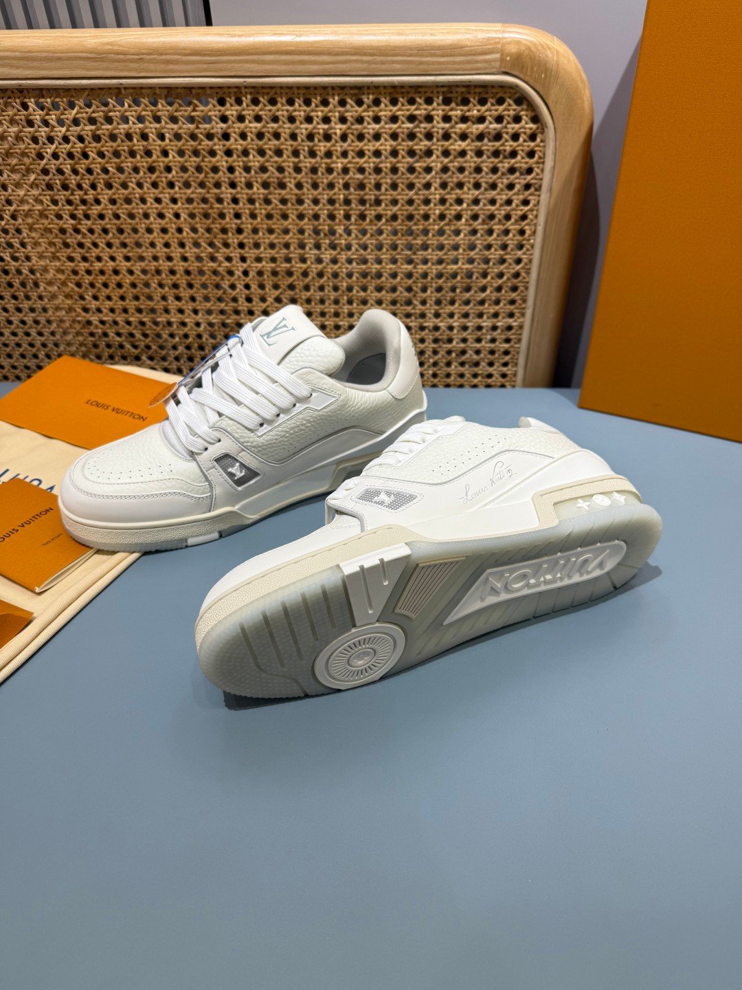Sneakers Trainer 'Blanc Crème' — vue 24