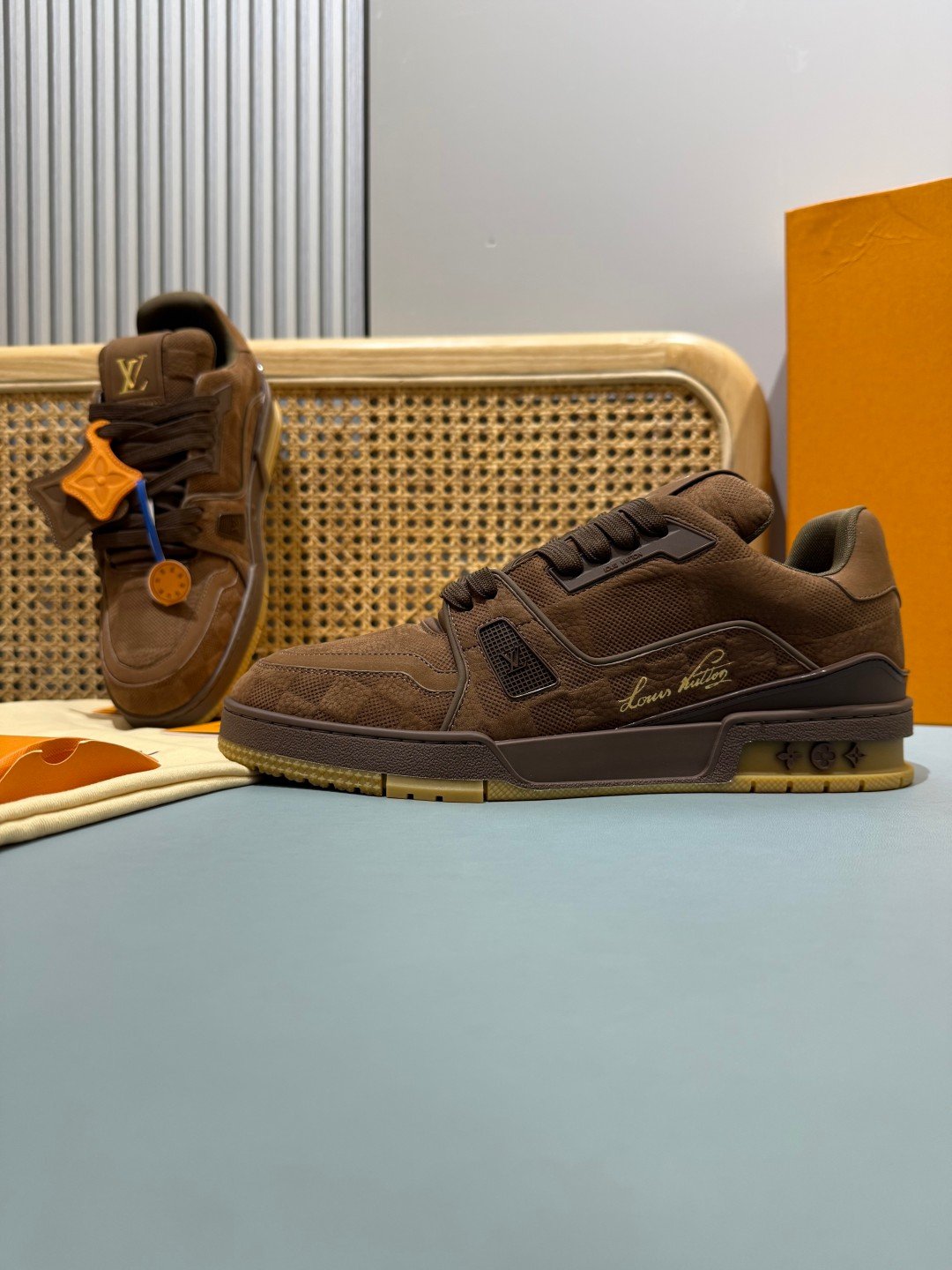 Sneakers Trainer 'Chocolat Daim' — vue 16
