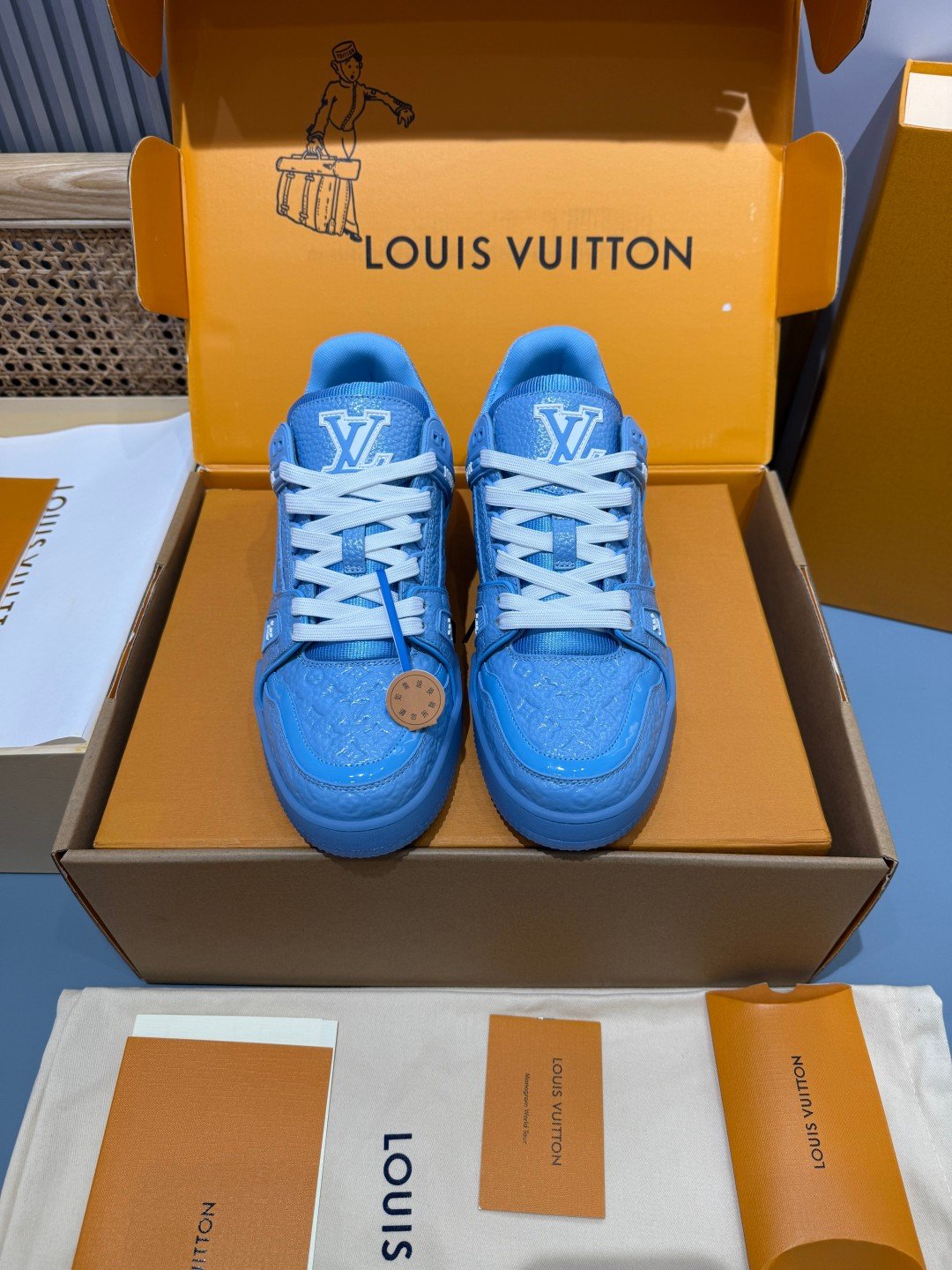 Sneakers Trainer 'Bleu Azur' — vue 5