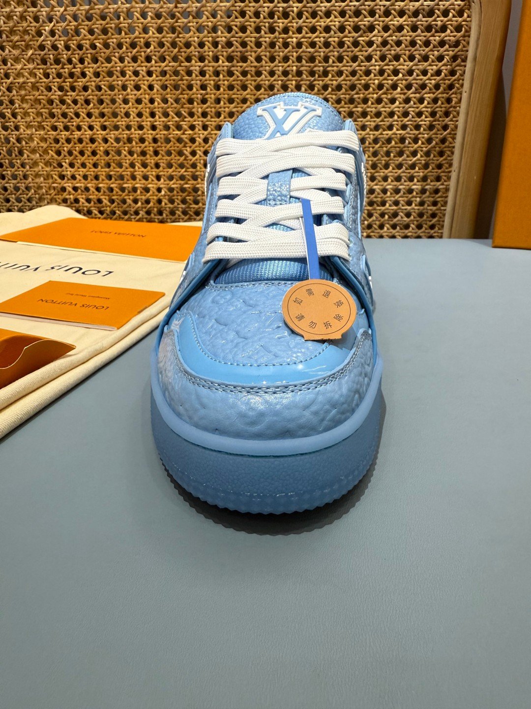 Sneakers Trainer 'Bleu Azur' — vue 8