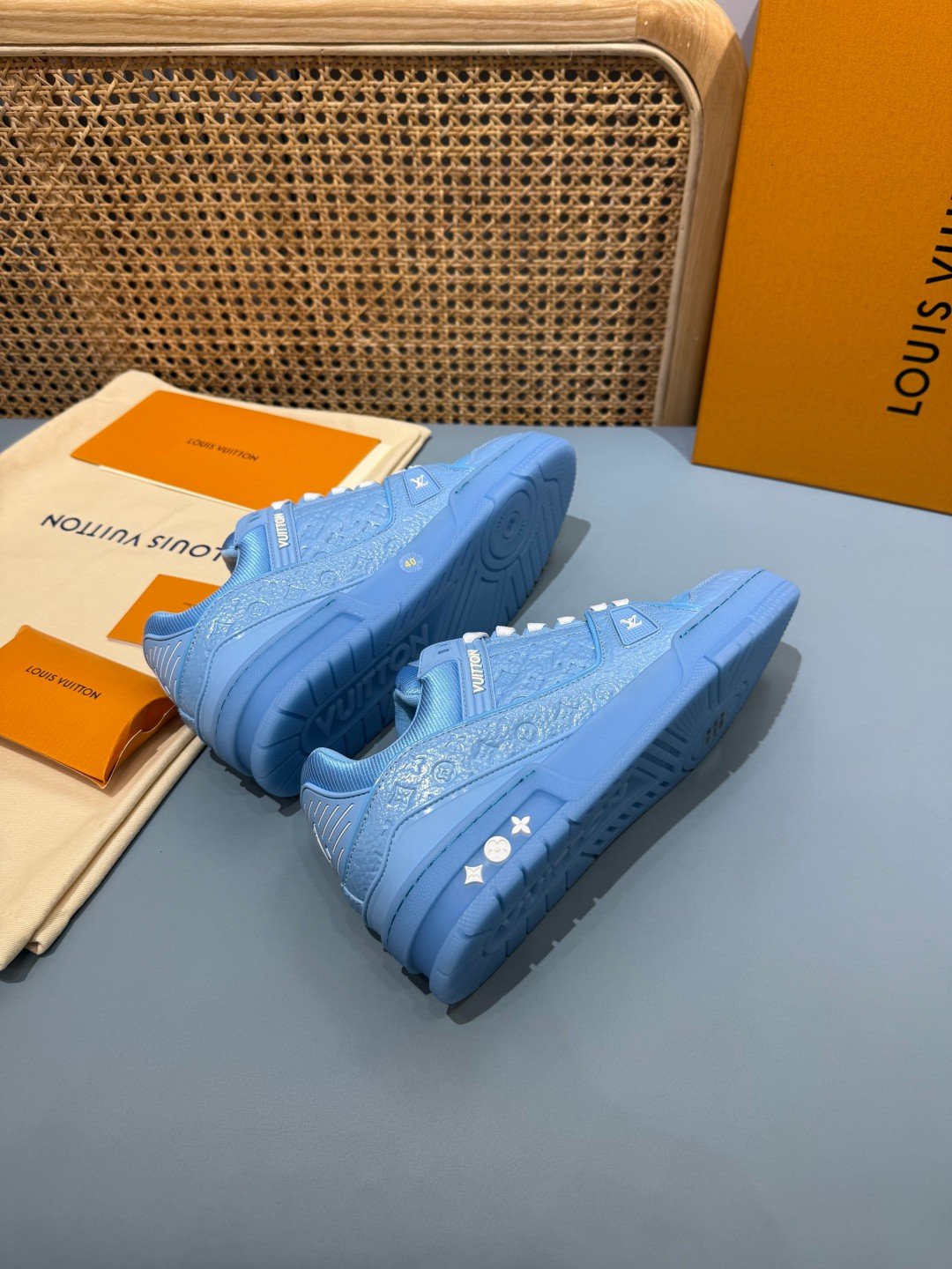 Sneakers Trainer 'Bleu Azur' — vue 13