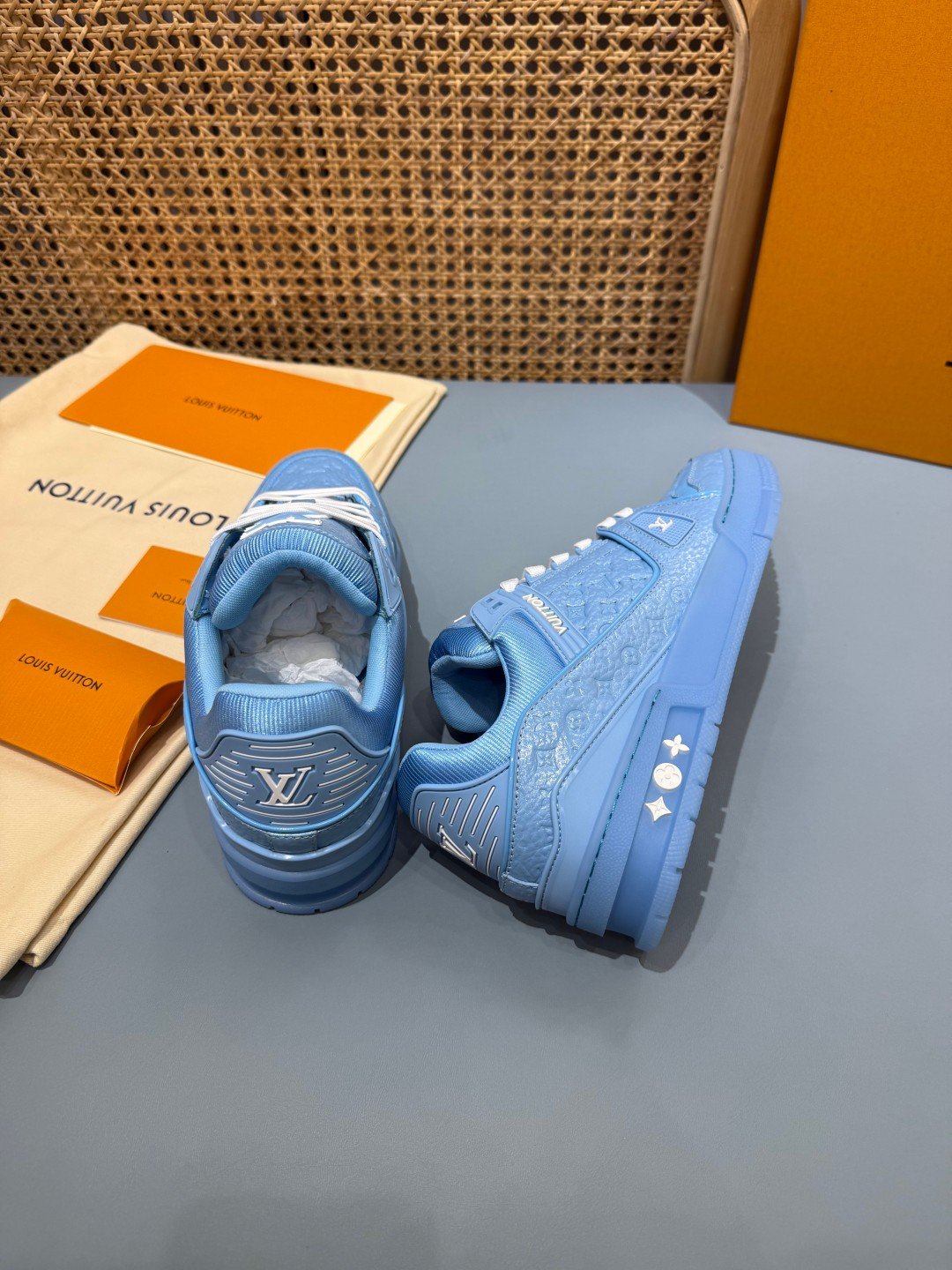 Sneakers Trainer 'Bleu Azur' — vue 14
