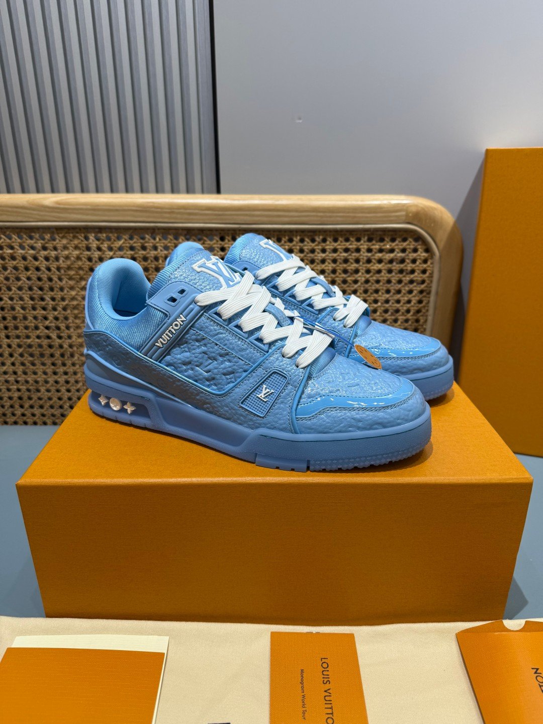 Sneakers Trainer 'Bleu Azur' — vue 18
