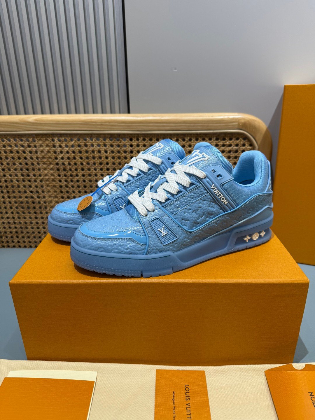 Sneakers Trainer 'Bleu Azur' — vue 19