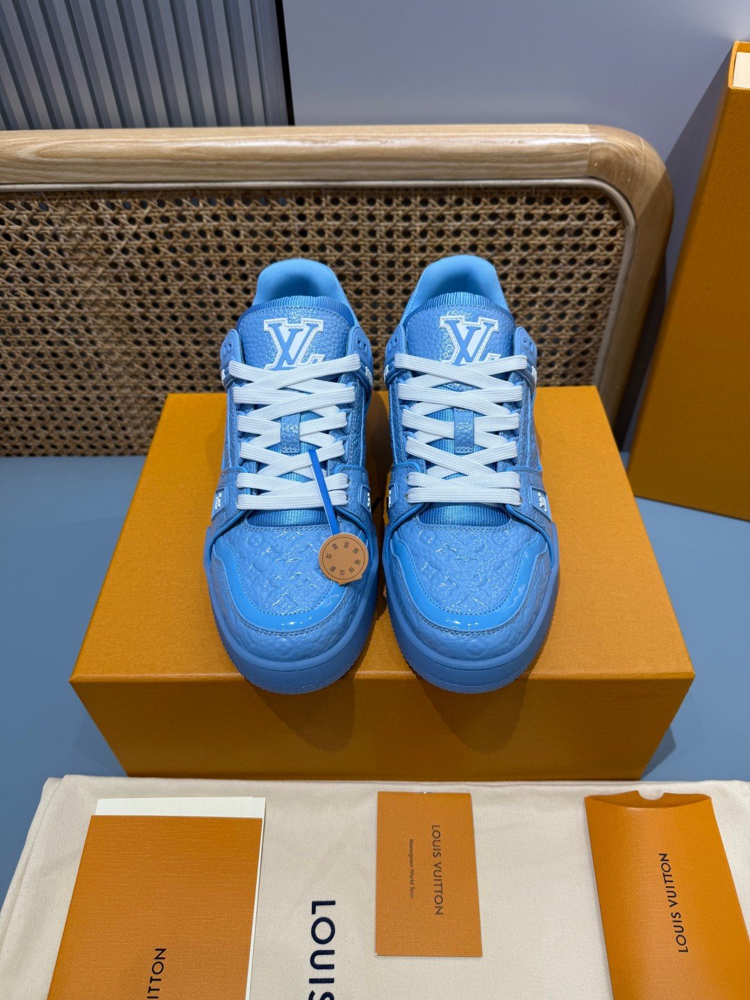Sneakers Trainer 'Bleu Azur' — vue 20