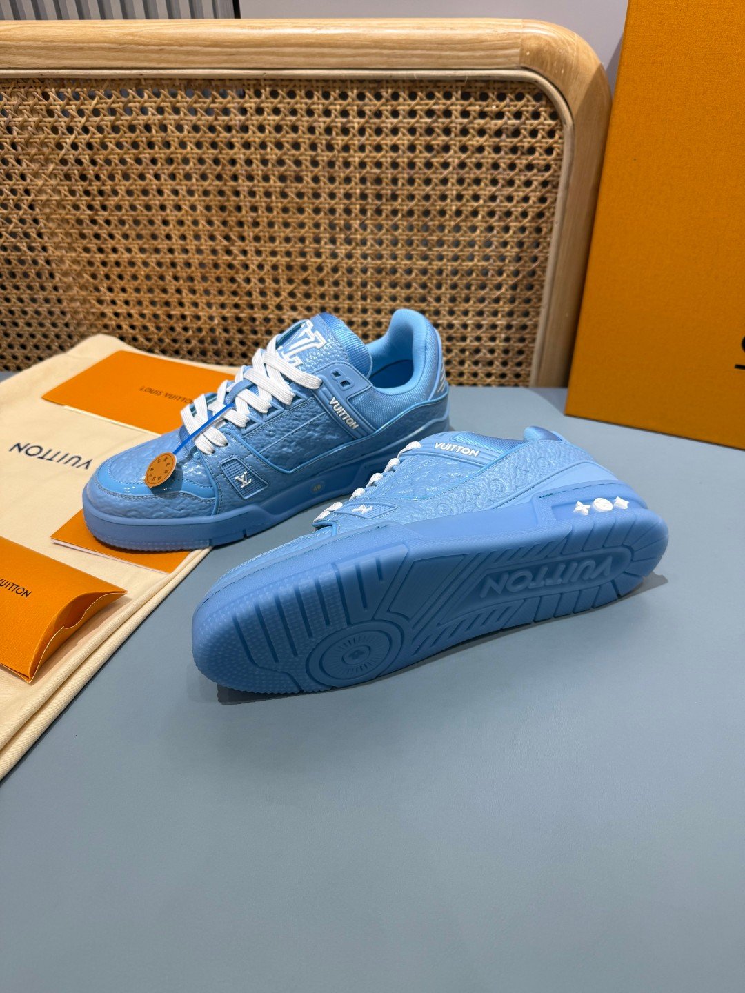 Sneakers Trainer 'Bleu Azur' — vue 23