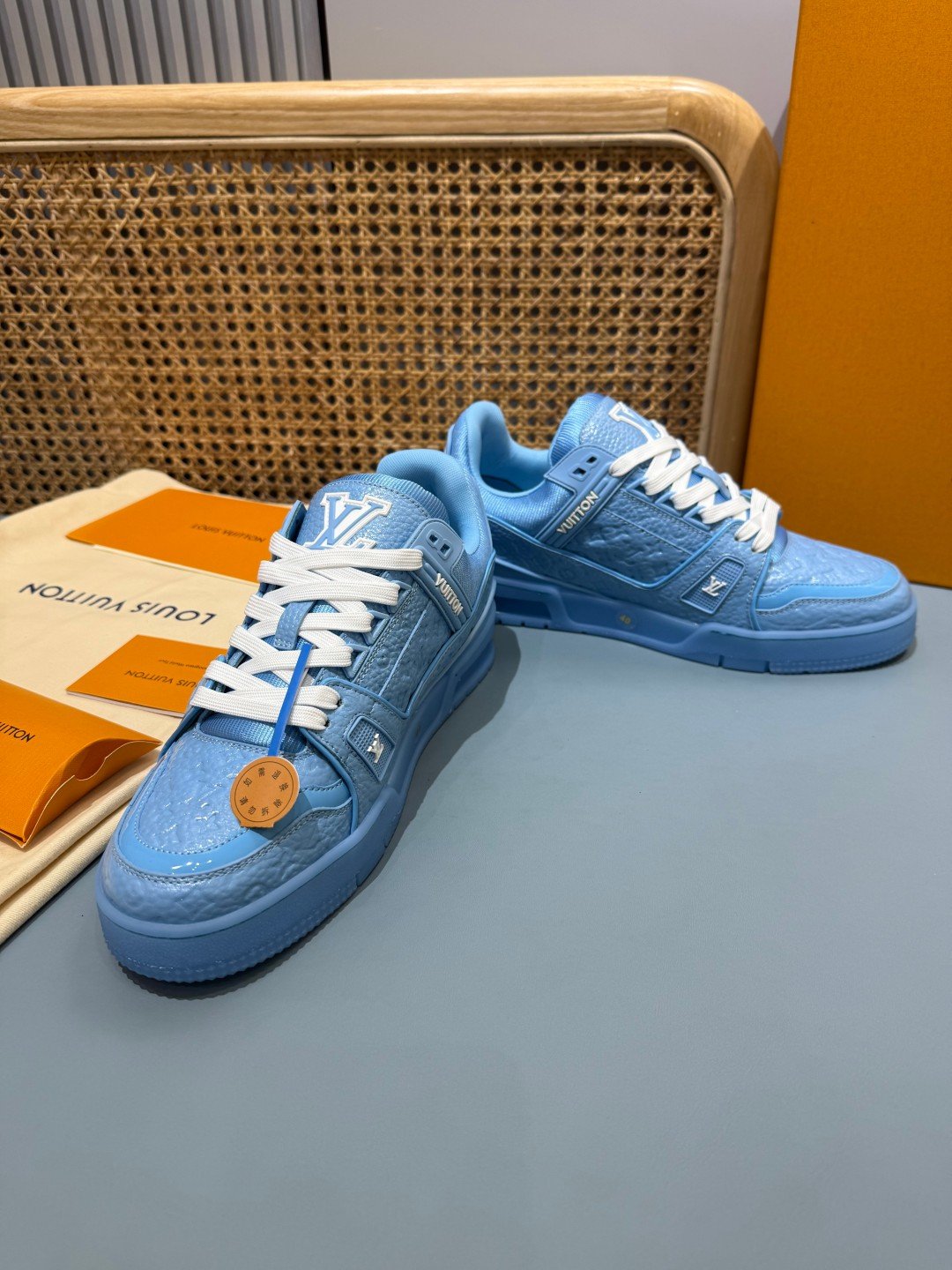 Sneakers Trainer 'Bleu Azur' — vue 24