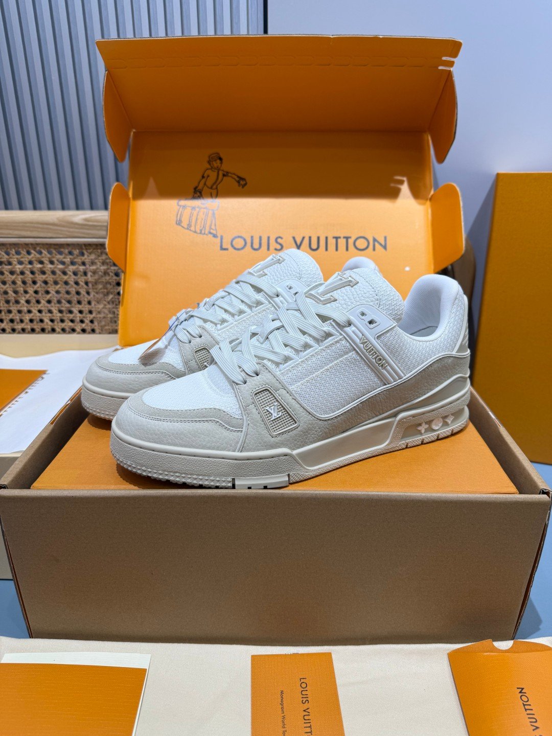 Sneakers Trainer 'Beige Sable' — vue 4