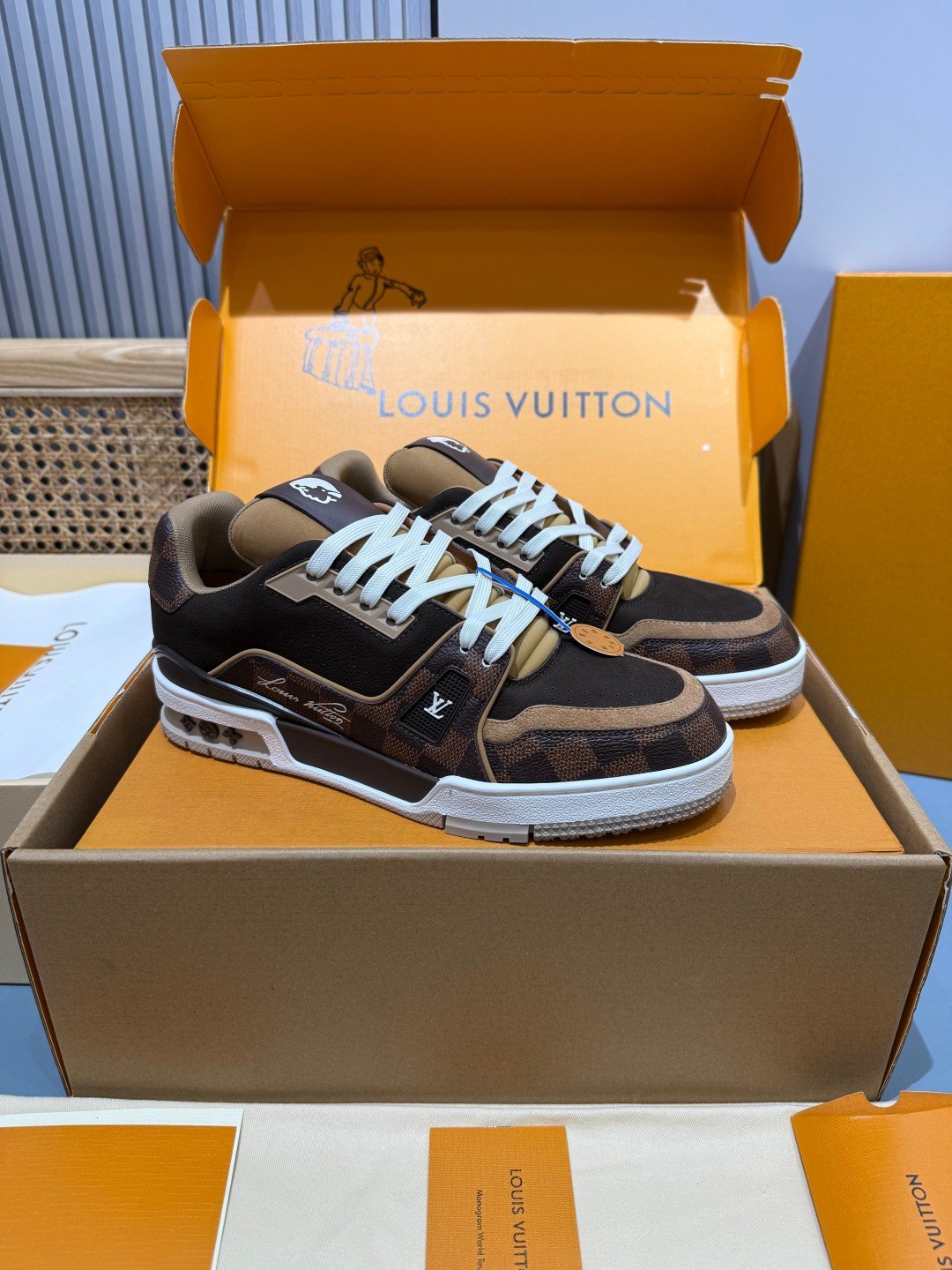 Sneakers Trainer NIGO 'Marron Crâne'