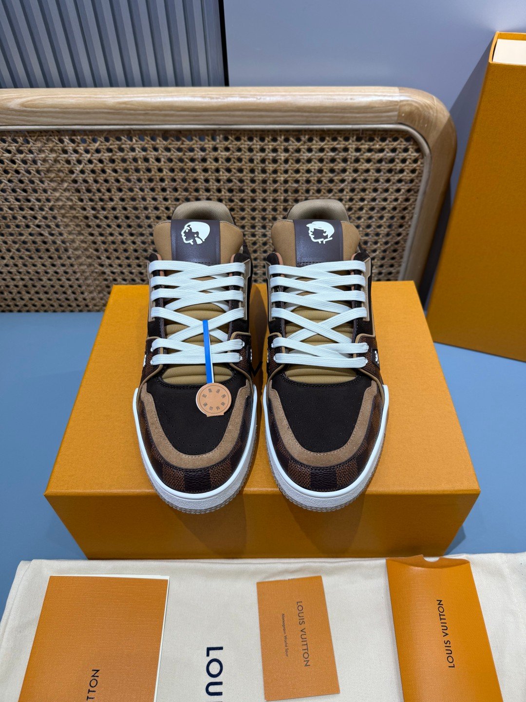 Sneakers Trainer NIGO 'Marron Crâne' — vue 21