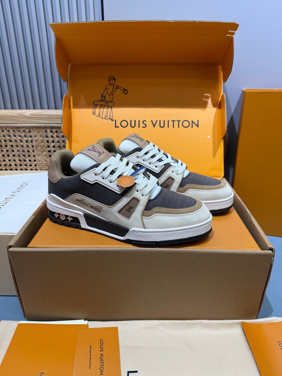 Sneakers Trainer 'Marron Beige'