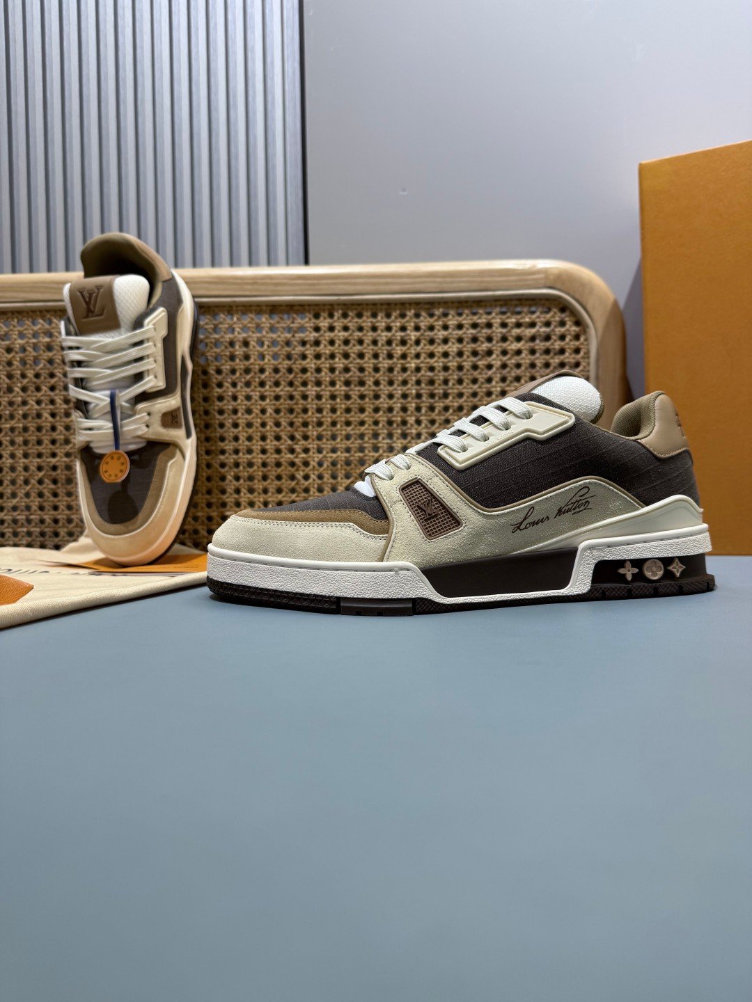 Sneakers Trainer 'Marron Beige' — vue 15