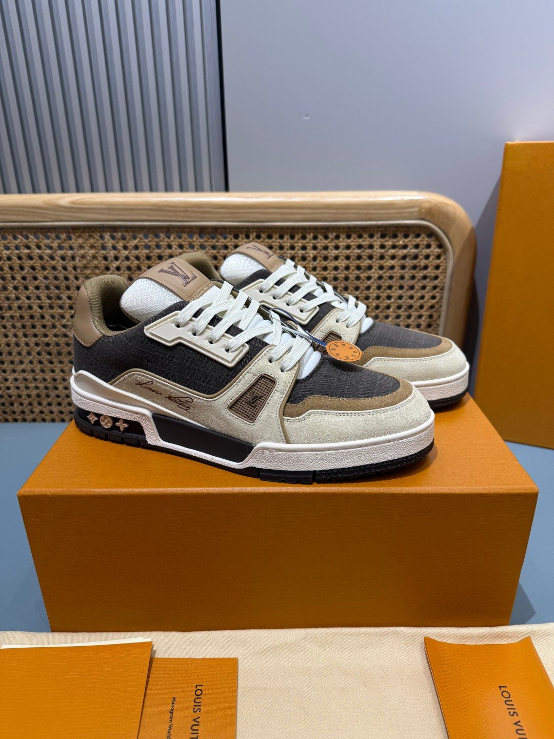 Sneakers Trainer 'Marron Beige' — vue 18