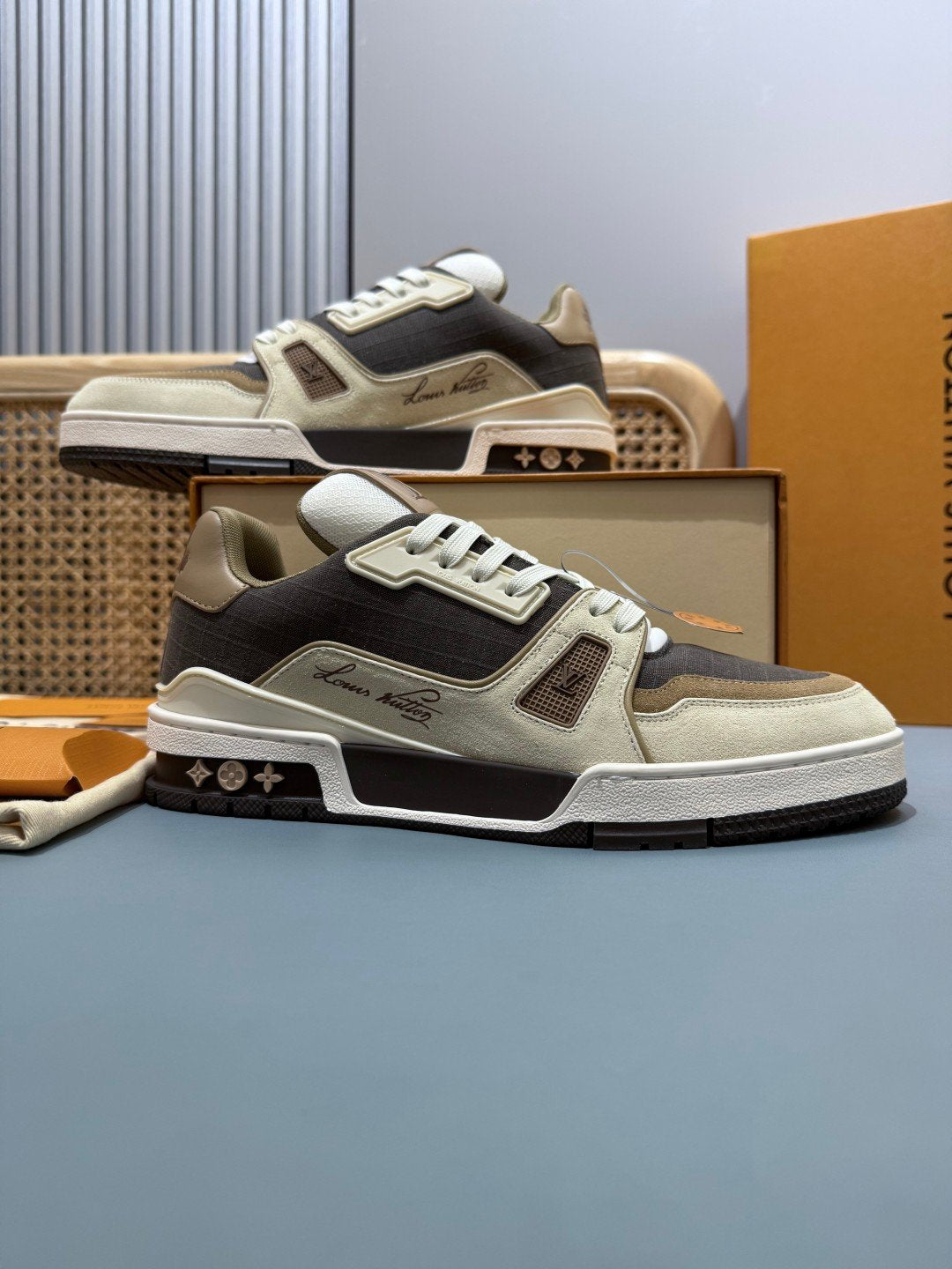 Sneakers Trainer 'Marron Beige' — vue 21