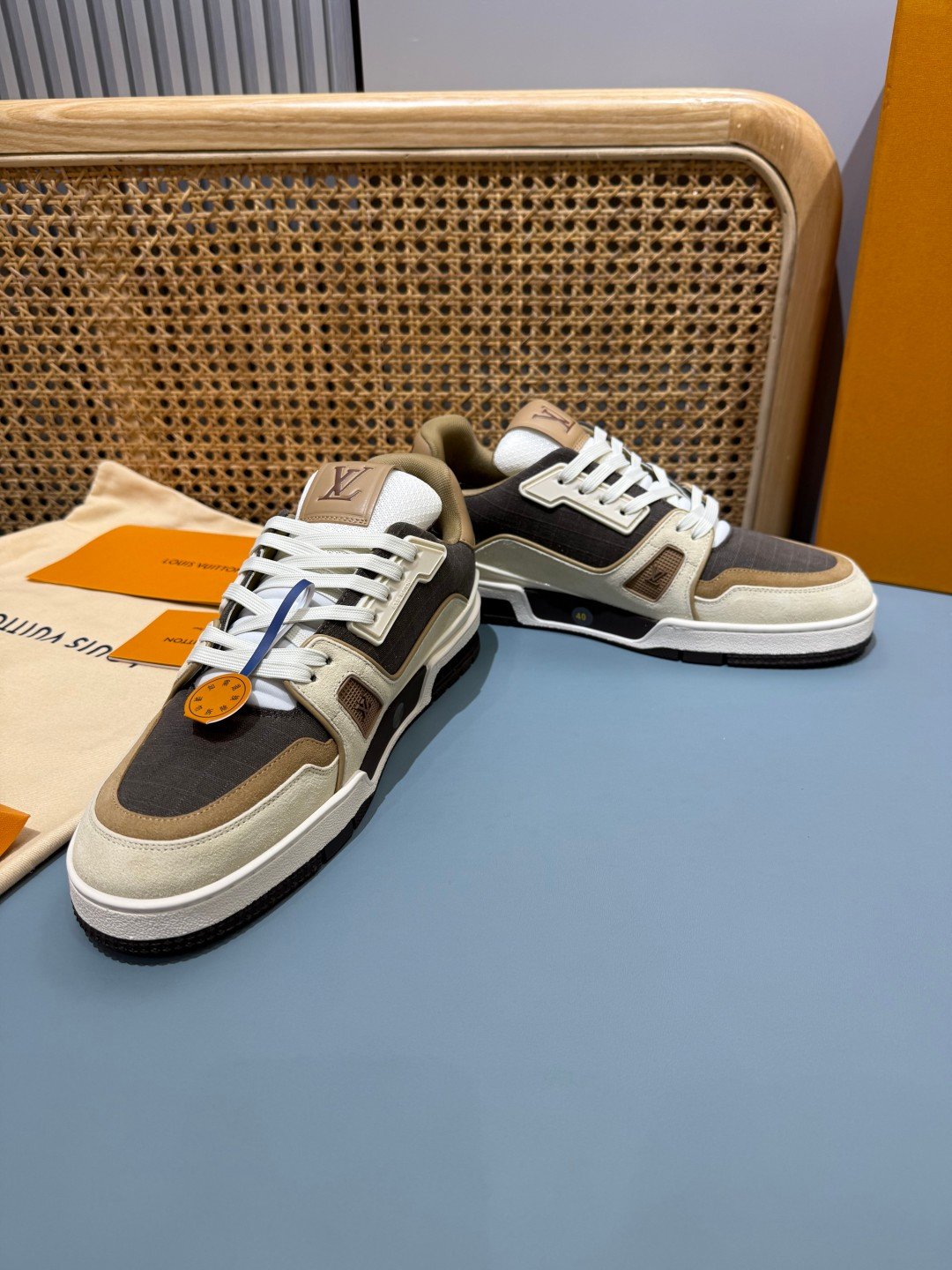 Sneakers Trainer 'Marron Beige' — vue 24